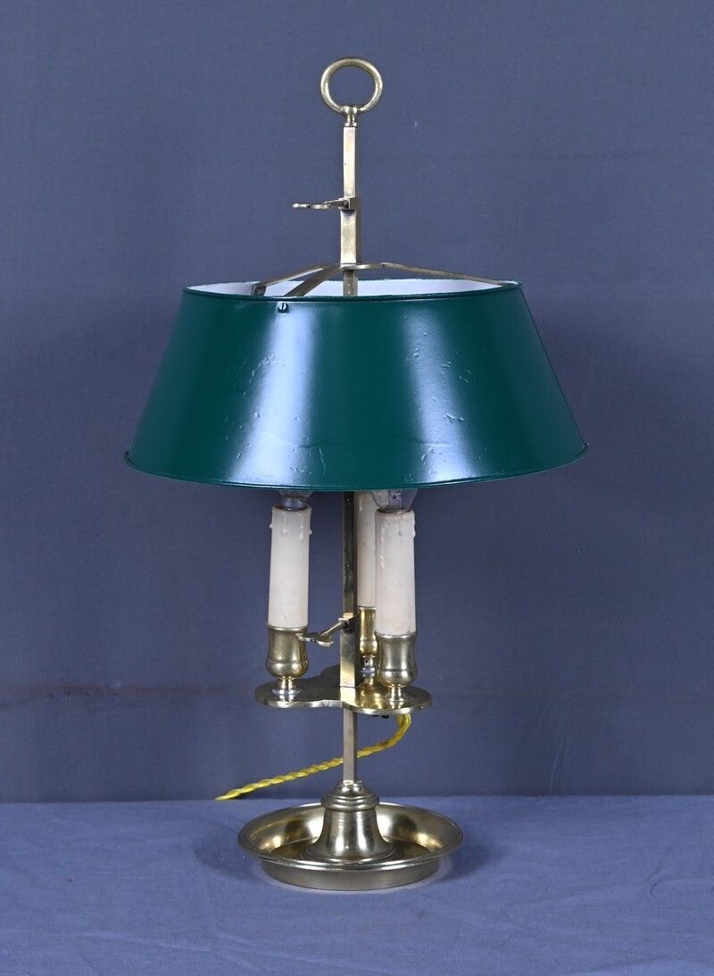 photo buy Brass Bouillotte Lamp, Empire Style – Late 19th Century