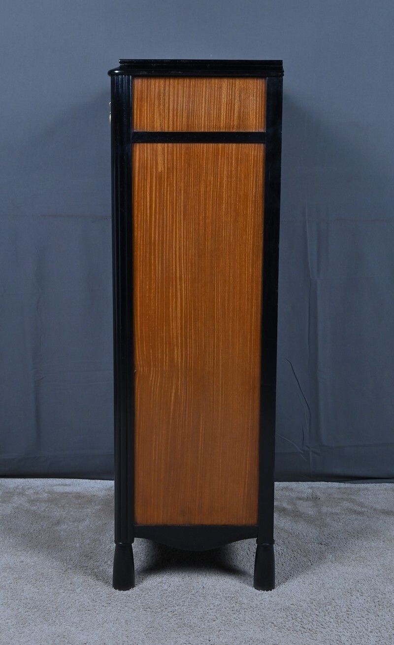 photo vinterior Marquetry Sideboard In The Style Of Louis Süe & André Mare, Art Deco – 1940