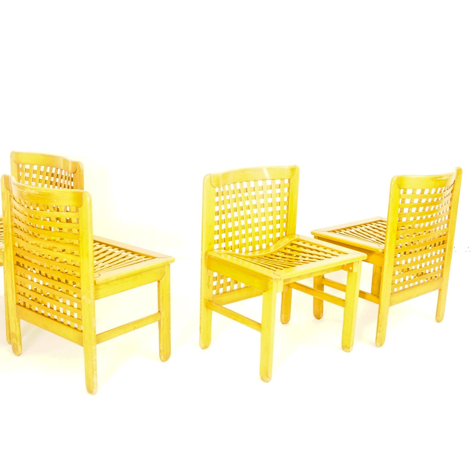 Set Of Four Chairs By Titina Ammannati And Giampiero Vitelli, 1970 photo furniture