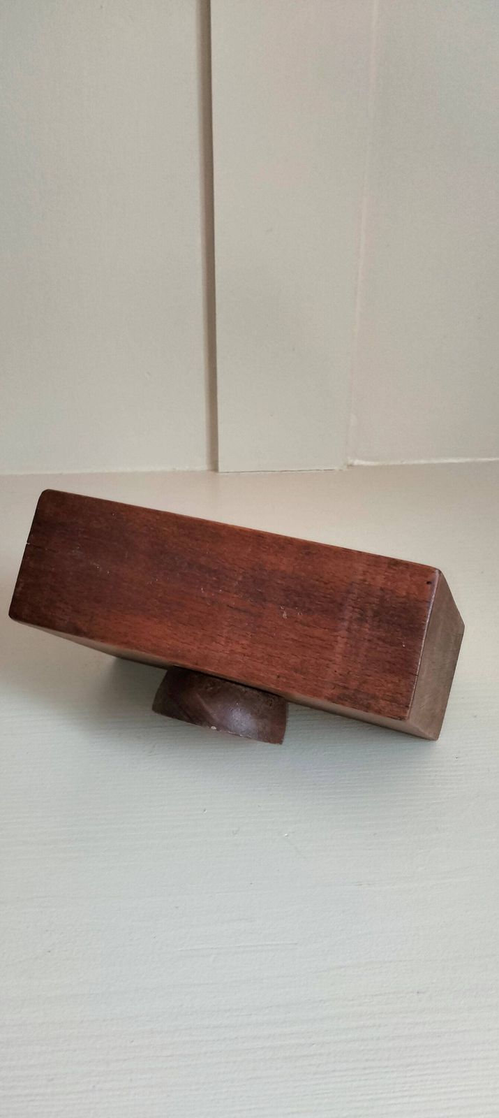 Antique French Wooden Butter Mold, Farmhouse Kitchen Decor photo Home Decor
