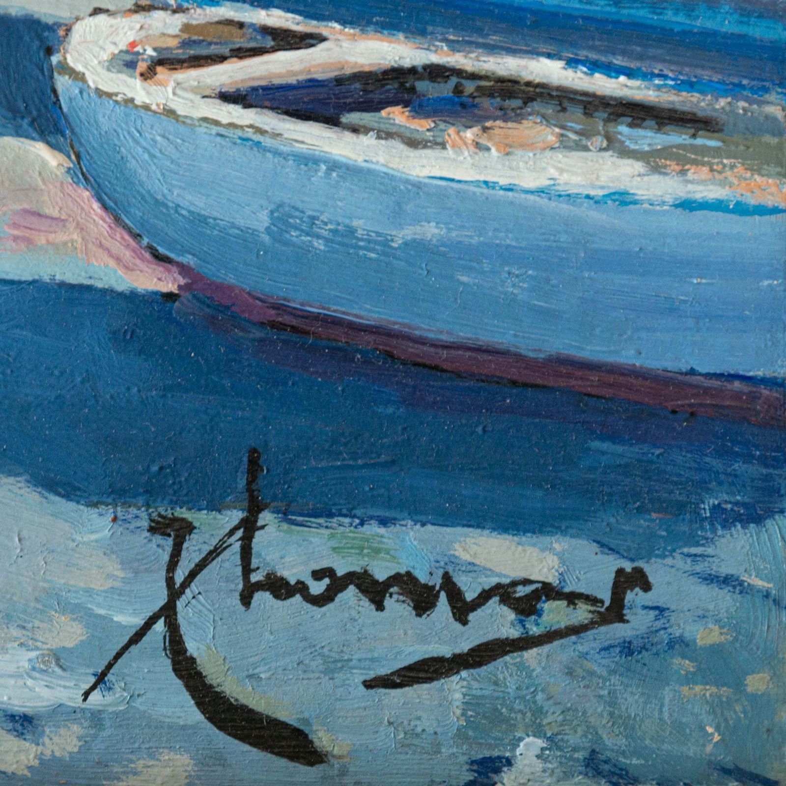 Positano En Valldemossa – Twee Post Impressionistische Landschappen, Gesigneerd photo Kunst