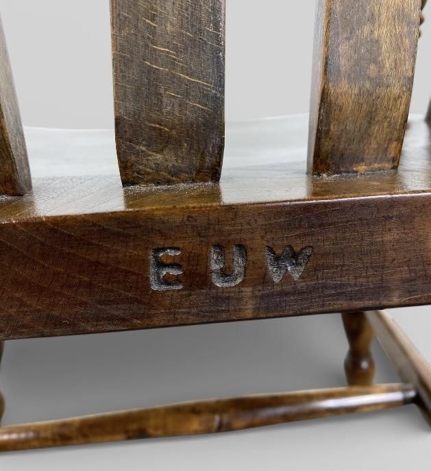 photo for sale Antique Late Victorian High Back Windsor Armchair (C.1890)