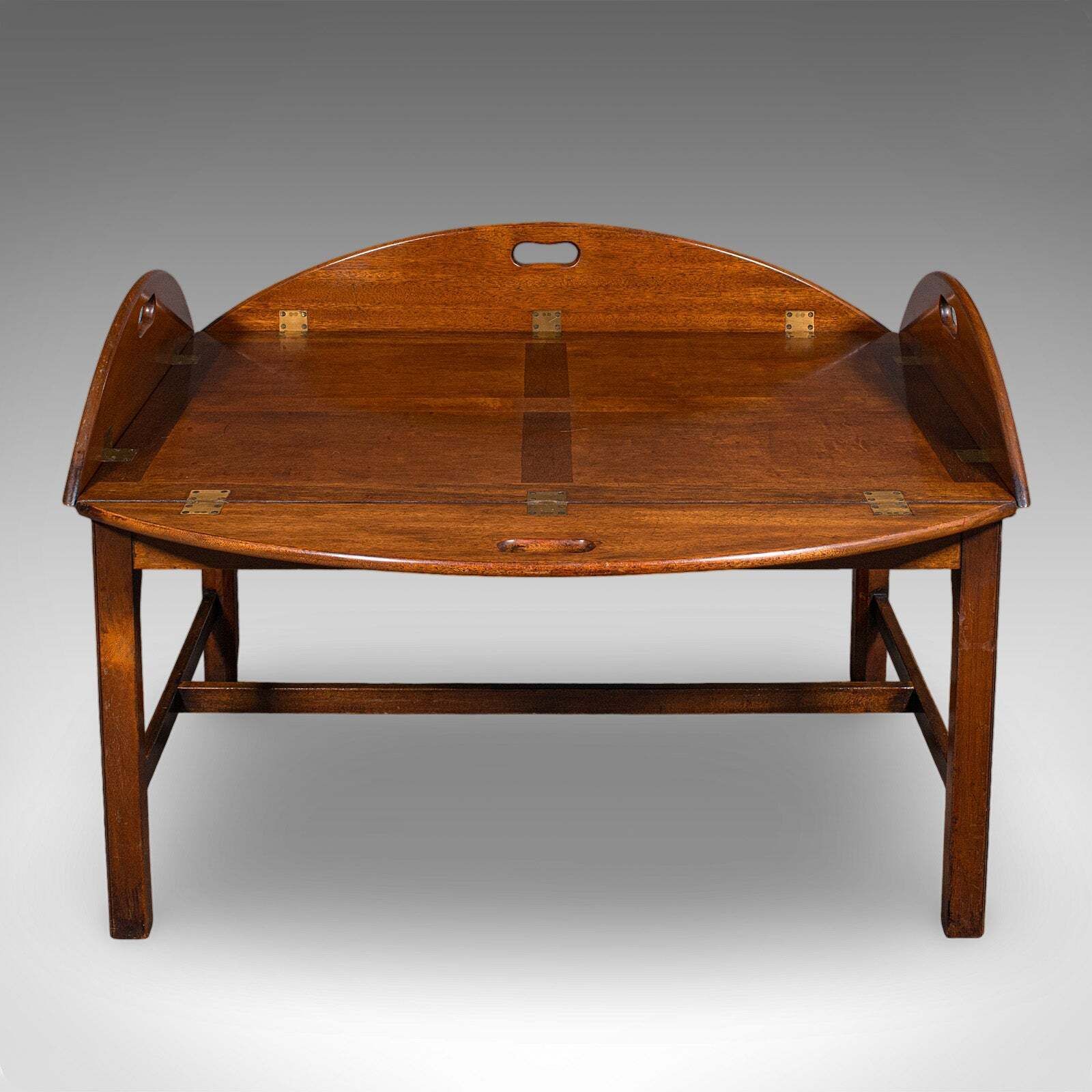 Large Vintage Butler's Tray Table, English, Serving Stand, Art Deco, Circa 1930 photo 1730.0