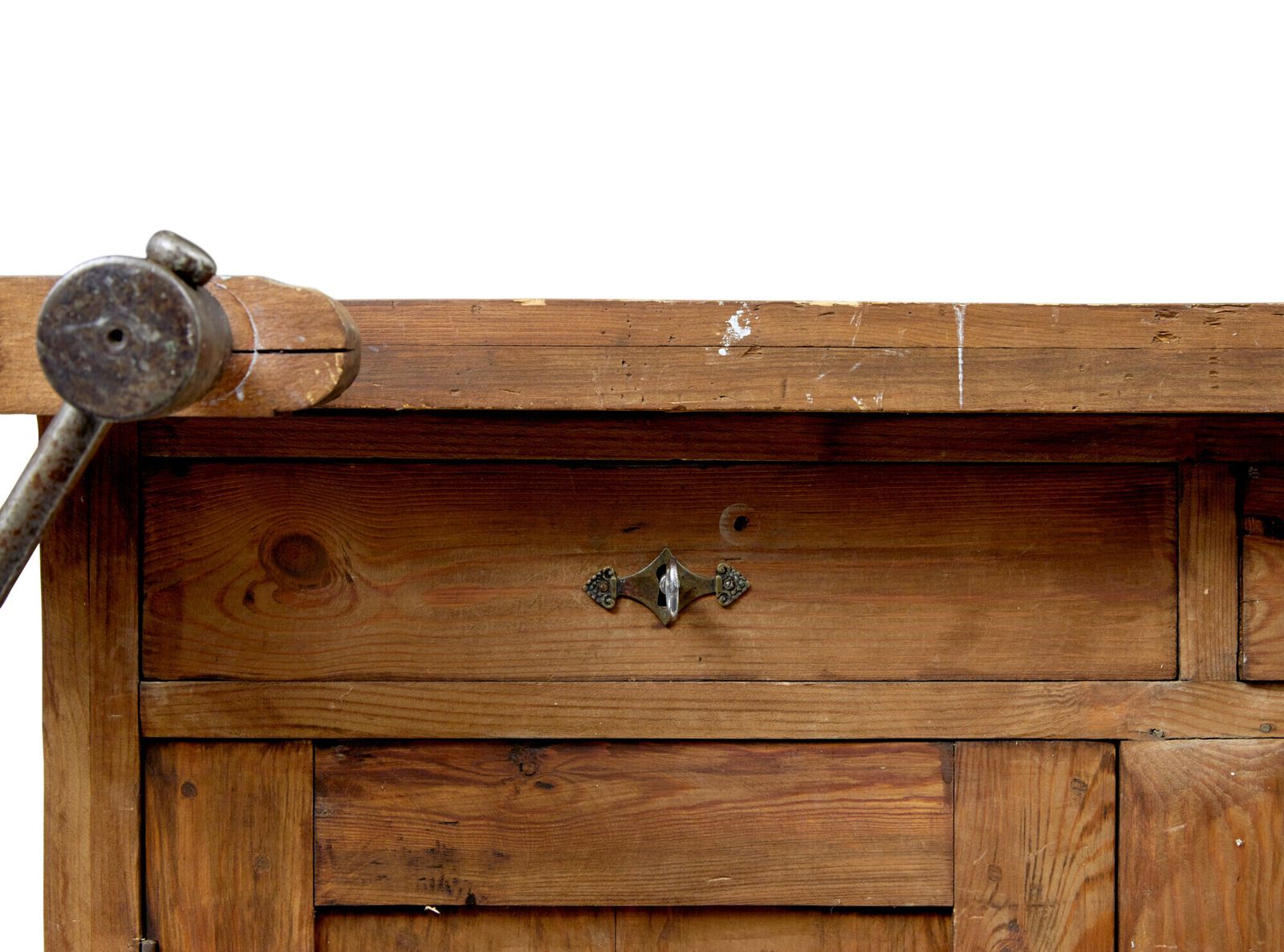 19th Century Swedish Pine Workbench photo furniture