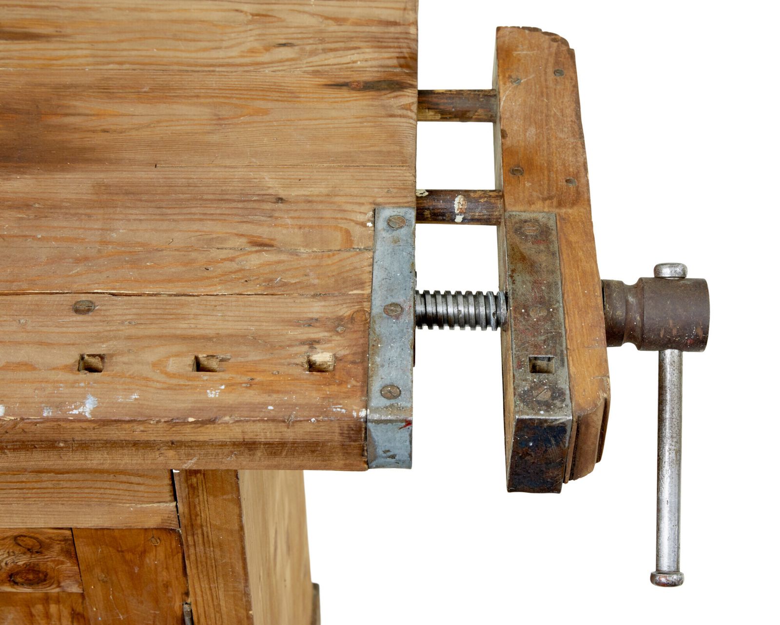 19th Century Swedish Pine Workbench photo Furniture