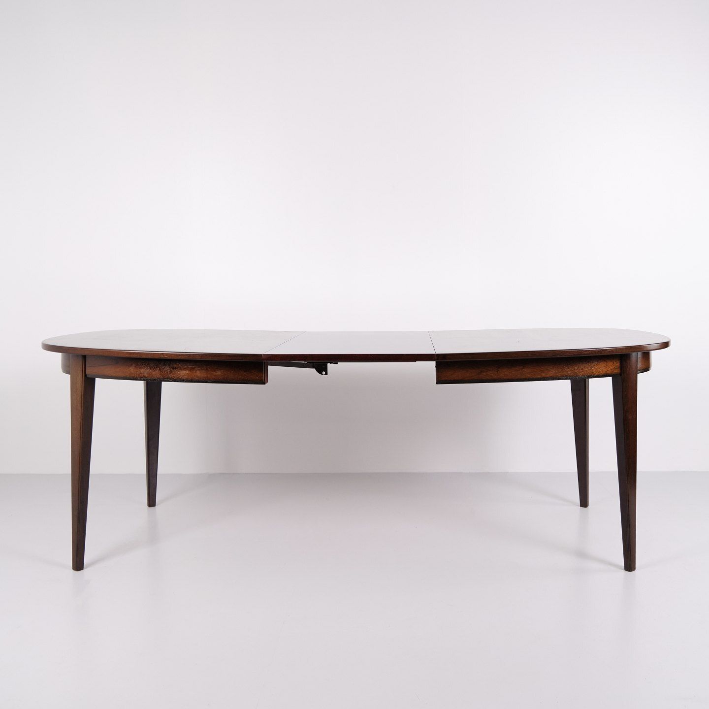 Oval Dining Table With Extension Leaves   Model 55   Rosewood   Gunni Omann   Omann Jun. Furniture Factory   1960s photo Furniture