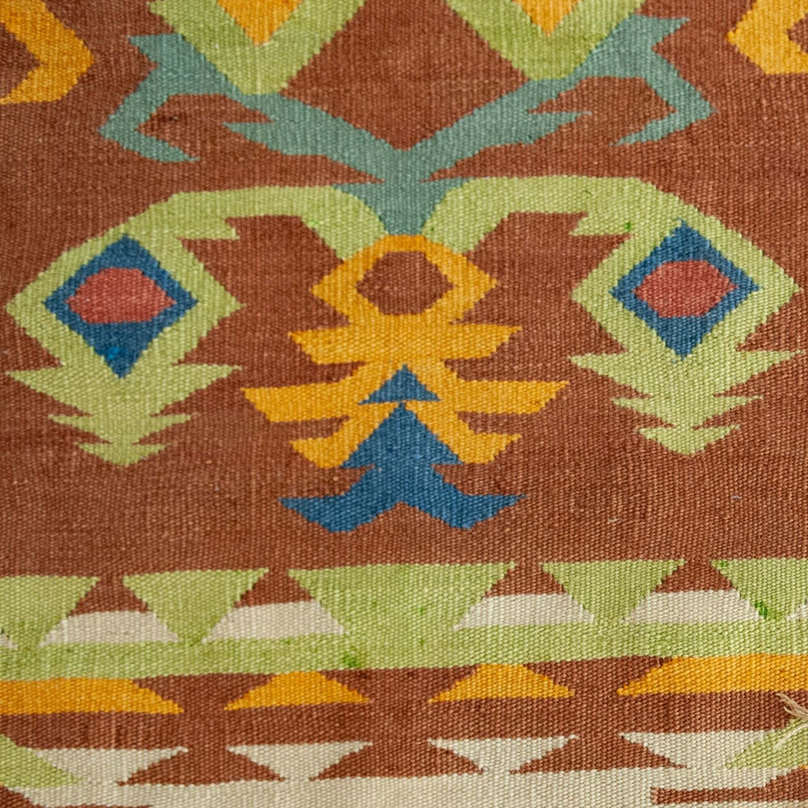 Large Vintage Anatolian Hand Knotted Kilim Rug – Turkey photo Textiles