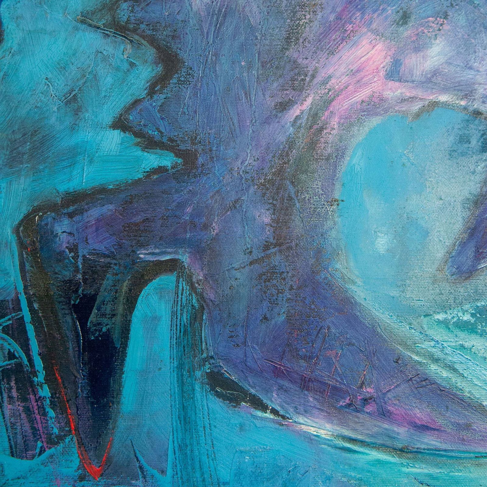 Abstracte Figuratieve Compositie – Volgeling Van De Cobra Groep – Gesigneerd En Gedateerd photo 1191.0