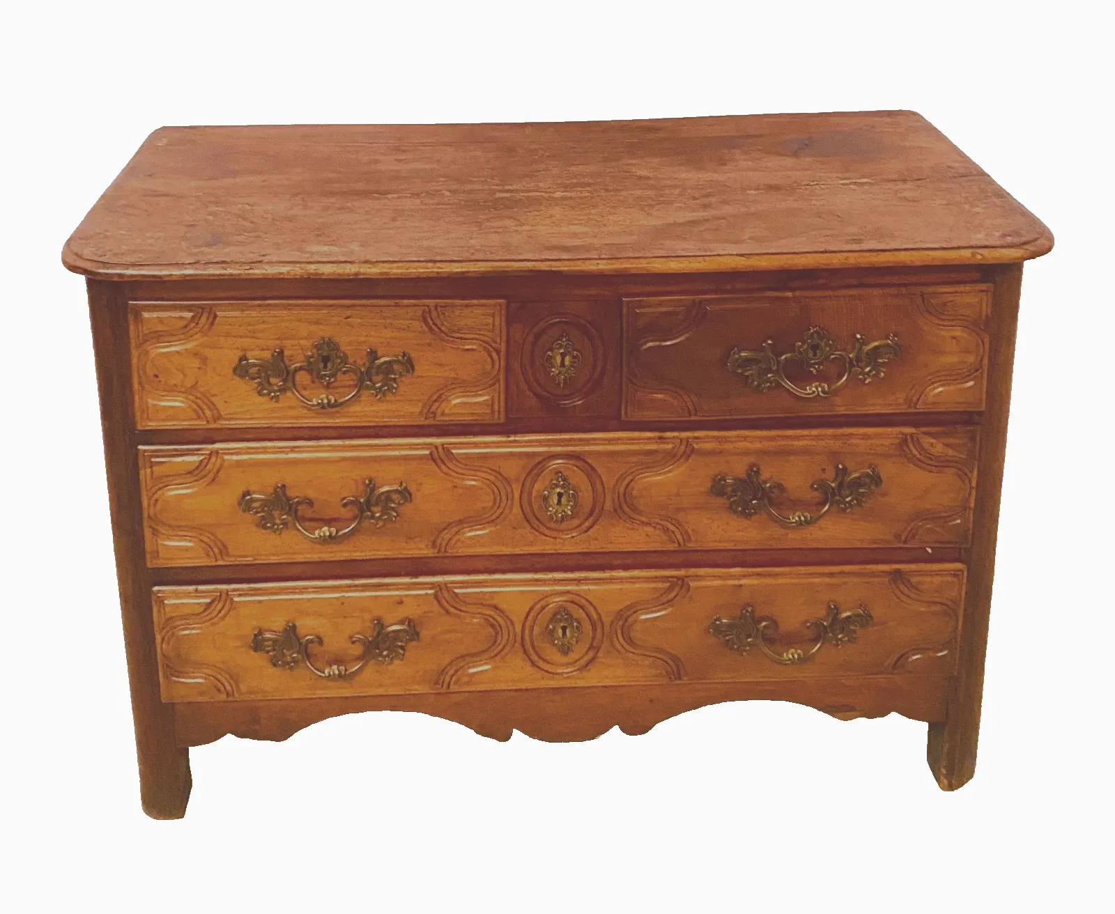 Louis XIV Solid Cherry Dresser 18th Century