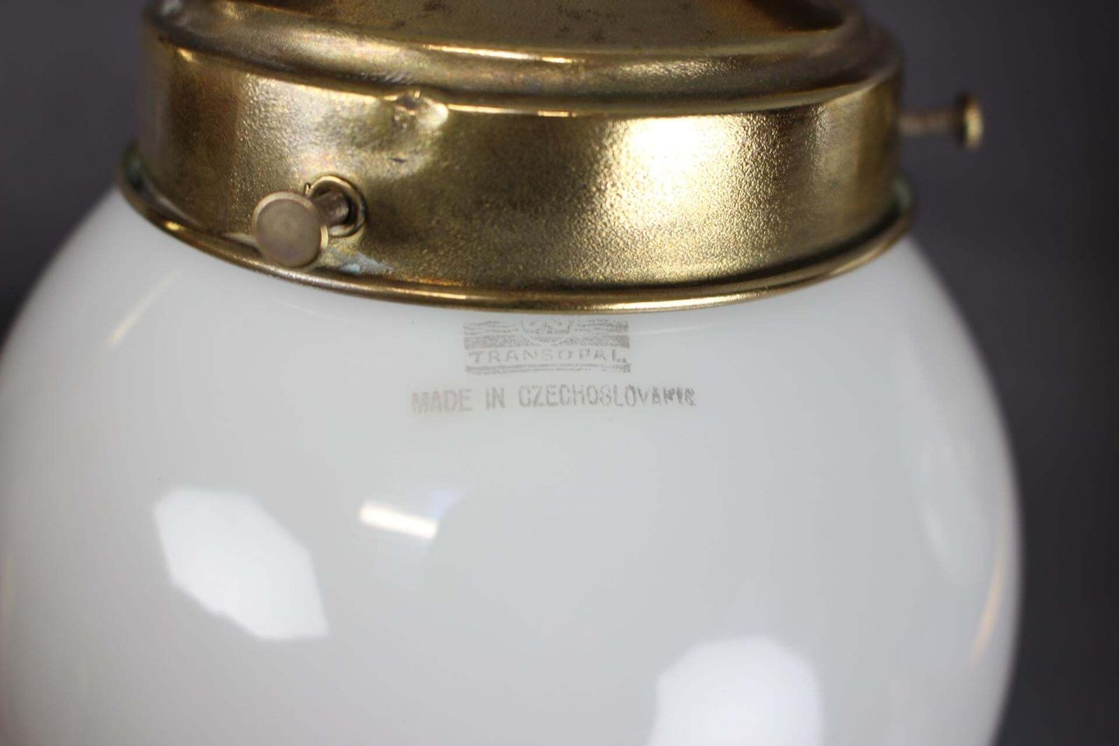 Pair Of Art Deco Brass Wall Lamps With Opaline Glass, Europe, 1930s photo 914.0