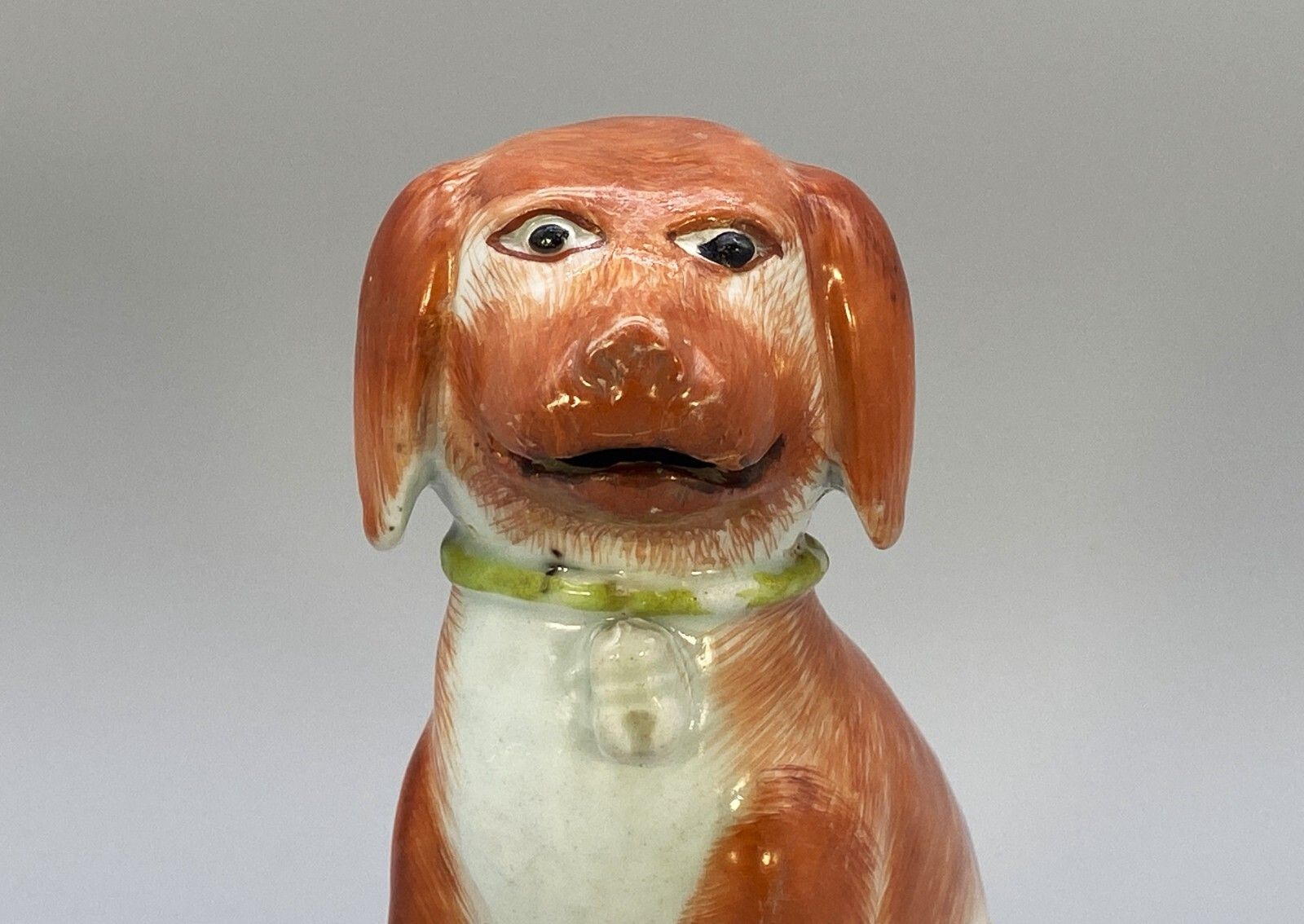 photo for sale Exceptionally Rare 18thc Qianlong Period Chinese Porcelain Dog Statue Figurine