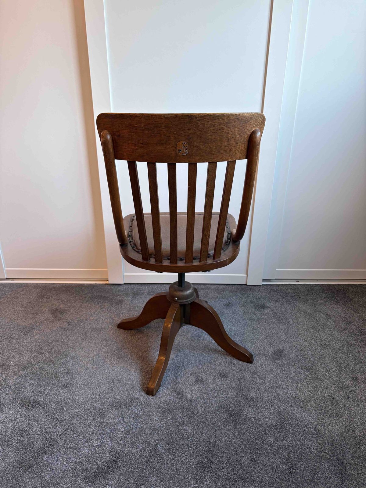 Art Deco  Hillcrest Oak Office Or Occasional Chair photo for sale
