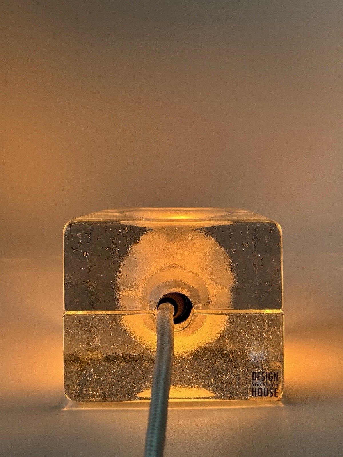Genuine Design House Stockholm Block Lamp With White Cord Harri Koskinen Moma photo buy