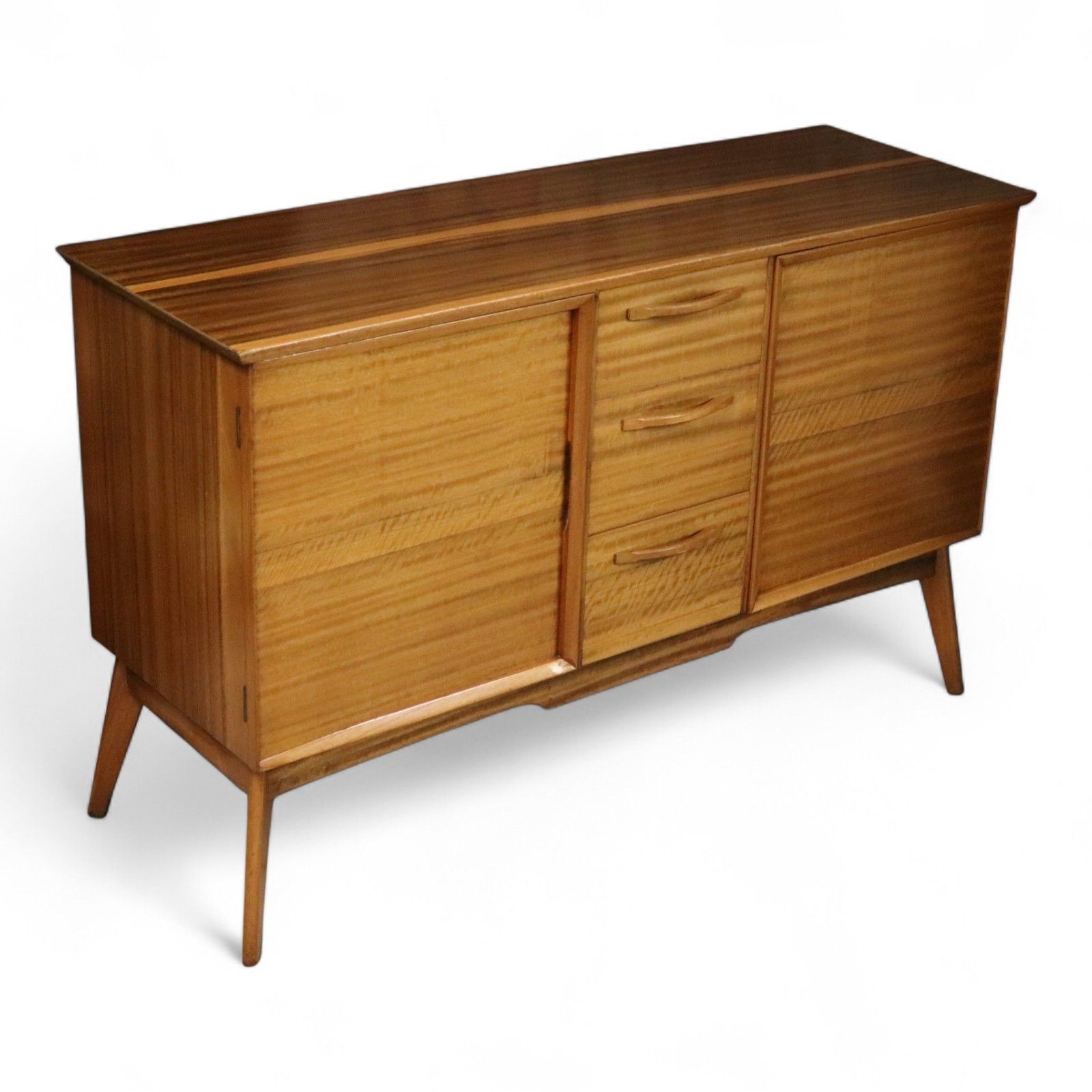 725.0 Mid Century Alfred Cox Walnut Sideboard 1960s Retro photo