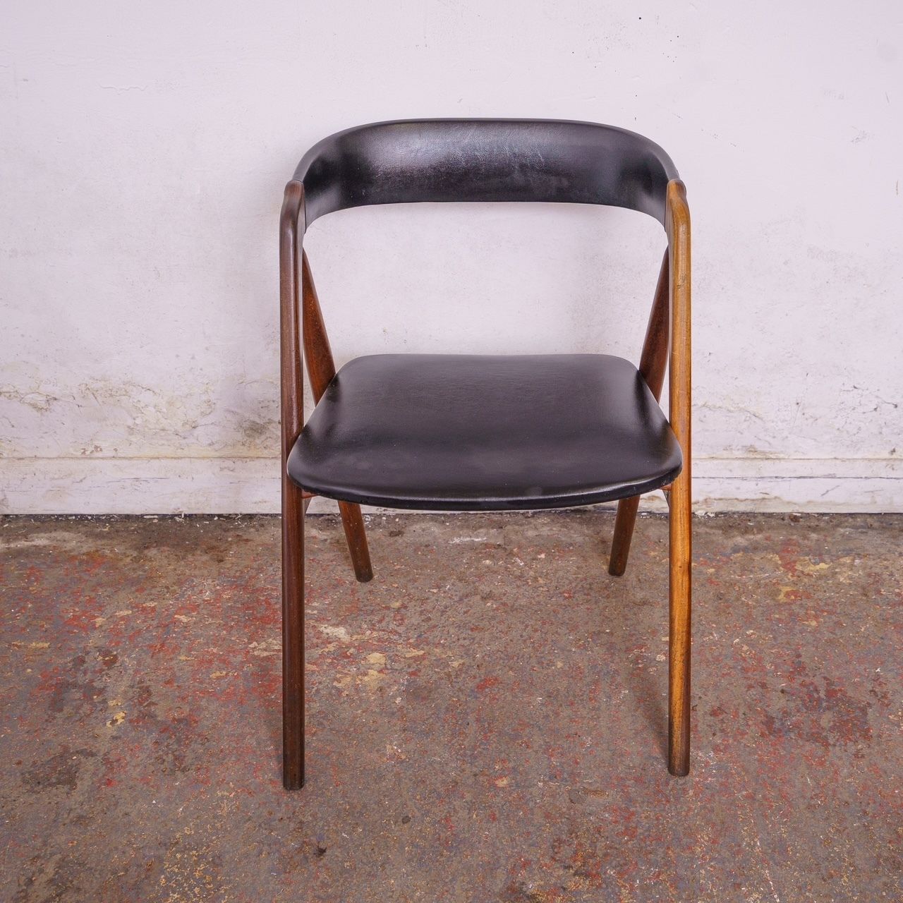 Single Danish Mid Century Teak Chair By Kai Kristiansen For Farstrup, Model 205. photo for sale