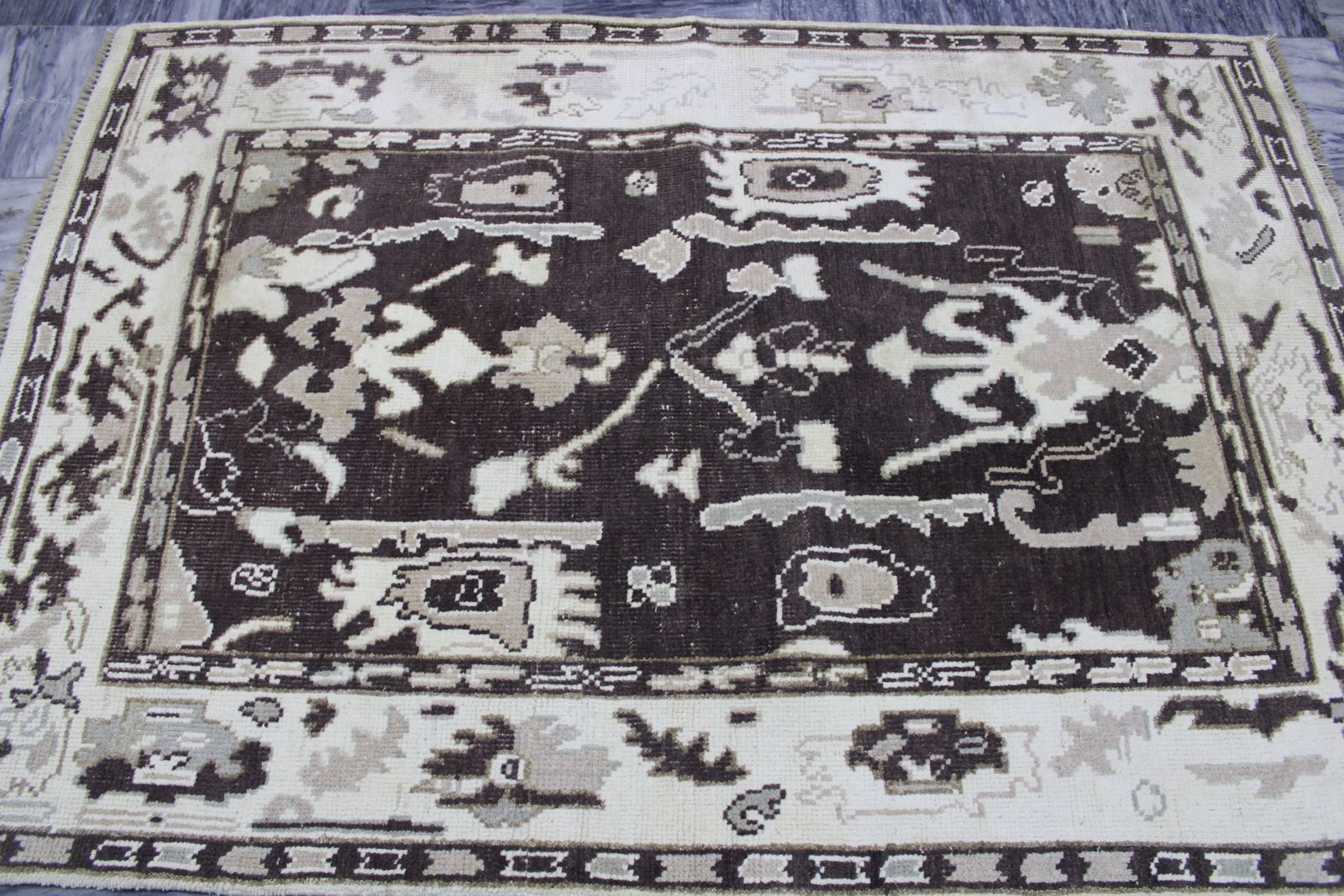 4x6 Classic Oushak Turkish Living Room Bedroom Area Rug photo vinterior