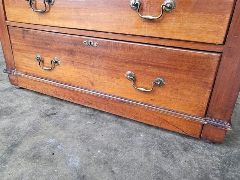 Antique Edwardian Small 2 Over 2 Chest Of Drawers photo buy