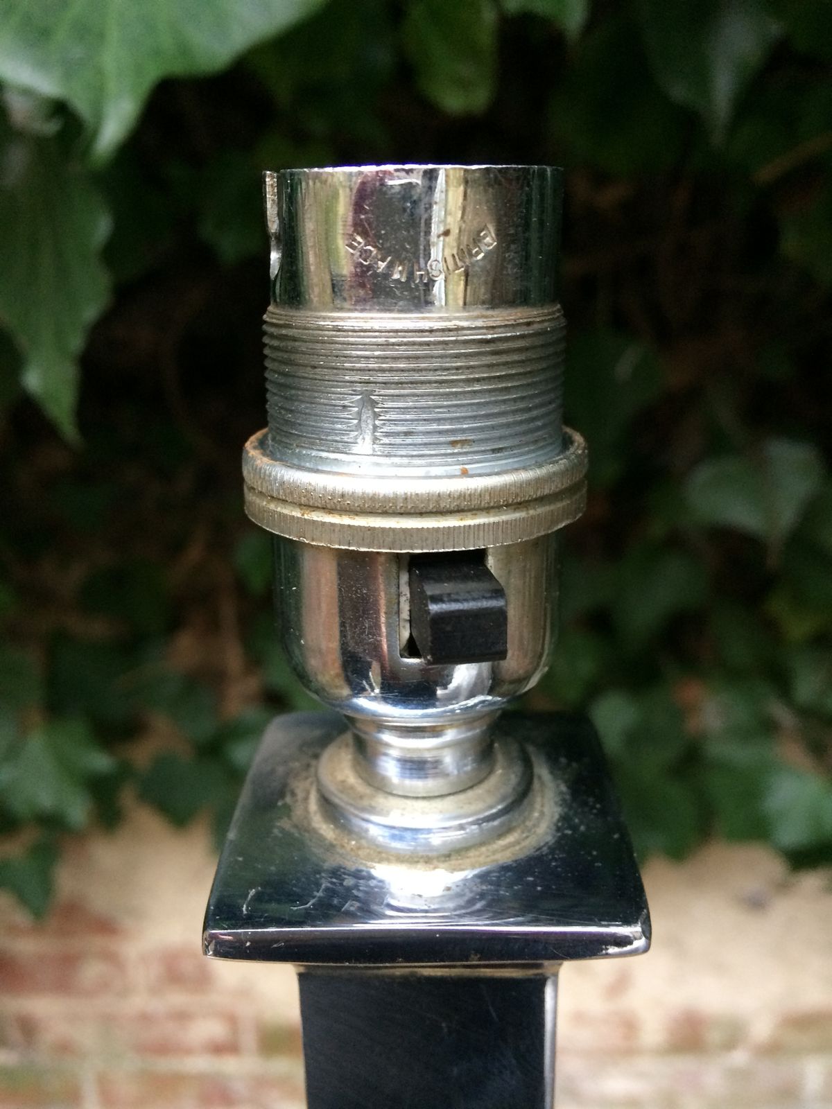Art Deco Chrome Floor Lamp, 1940s photo vinterior