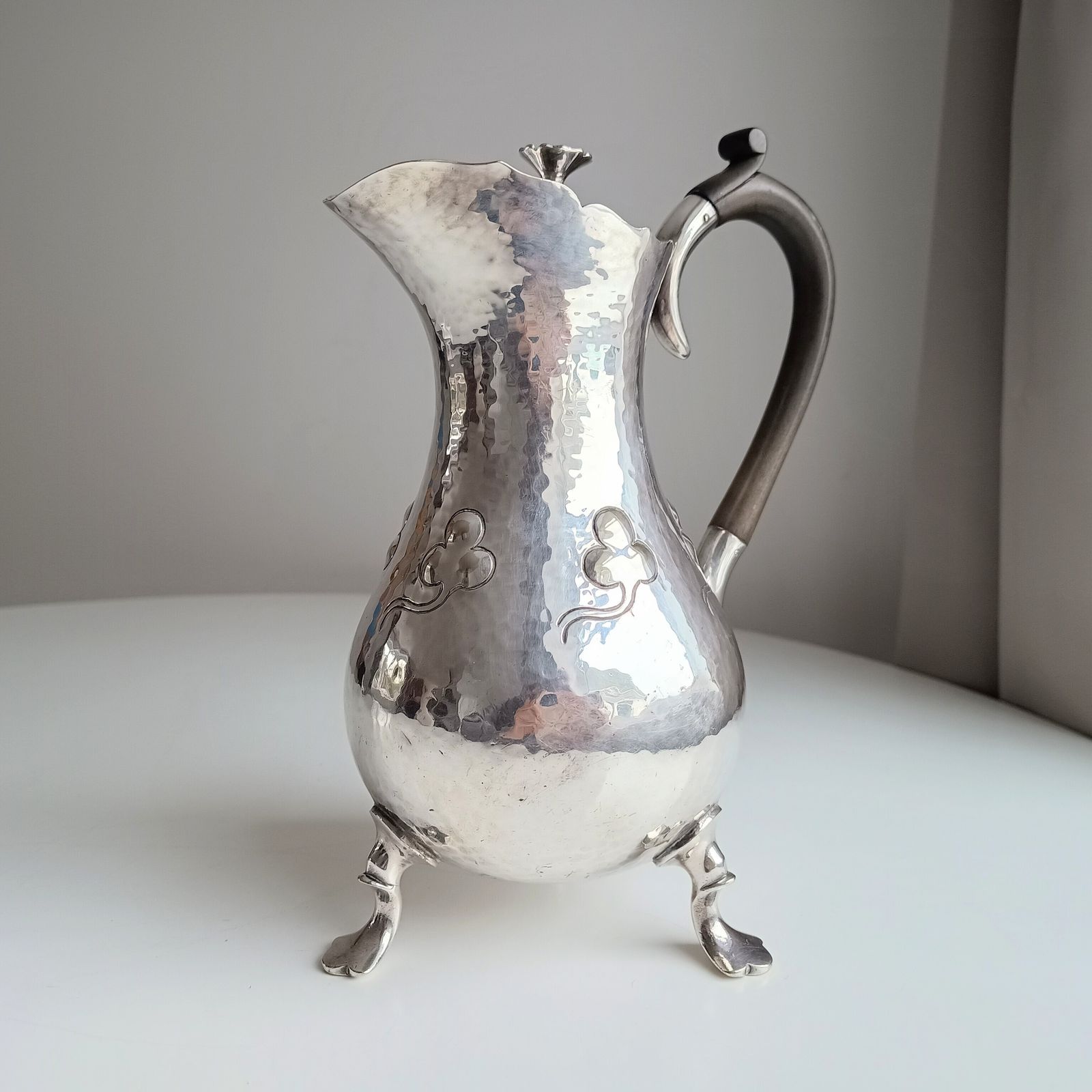 Liberty Style Arts & Crafts Mappin Webb  Princes Plate Hammered Cessationist Coffee Pot photo furniture