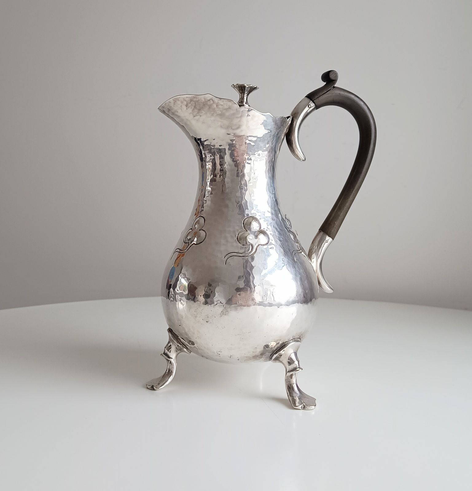 Liberty Style Arts & Crafts Mappin Webb  Princes Plate Hammered Cessationist Coffee Pot photo Home Decor