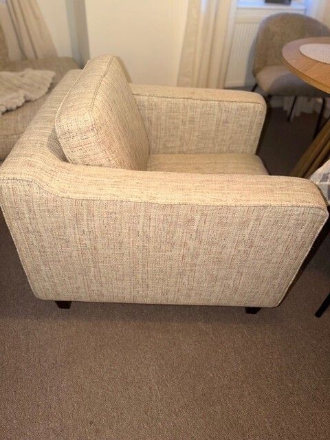 Roche Bobois Long Beach Armchair   Cream photo buy