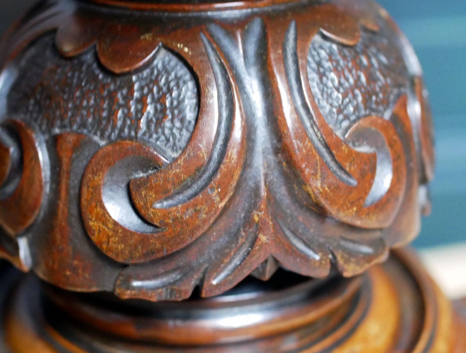 photo for sale Victorian Serpentine Burr Walnut Console Hall Side Games Table