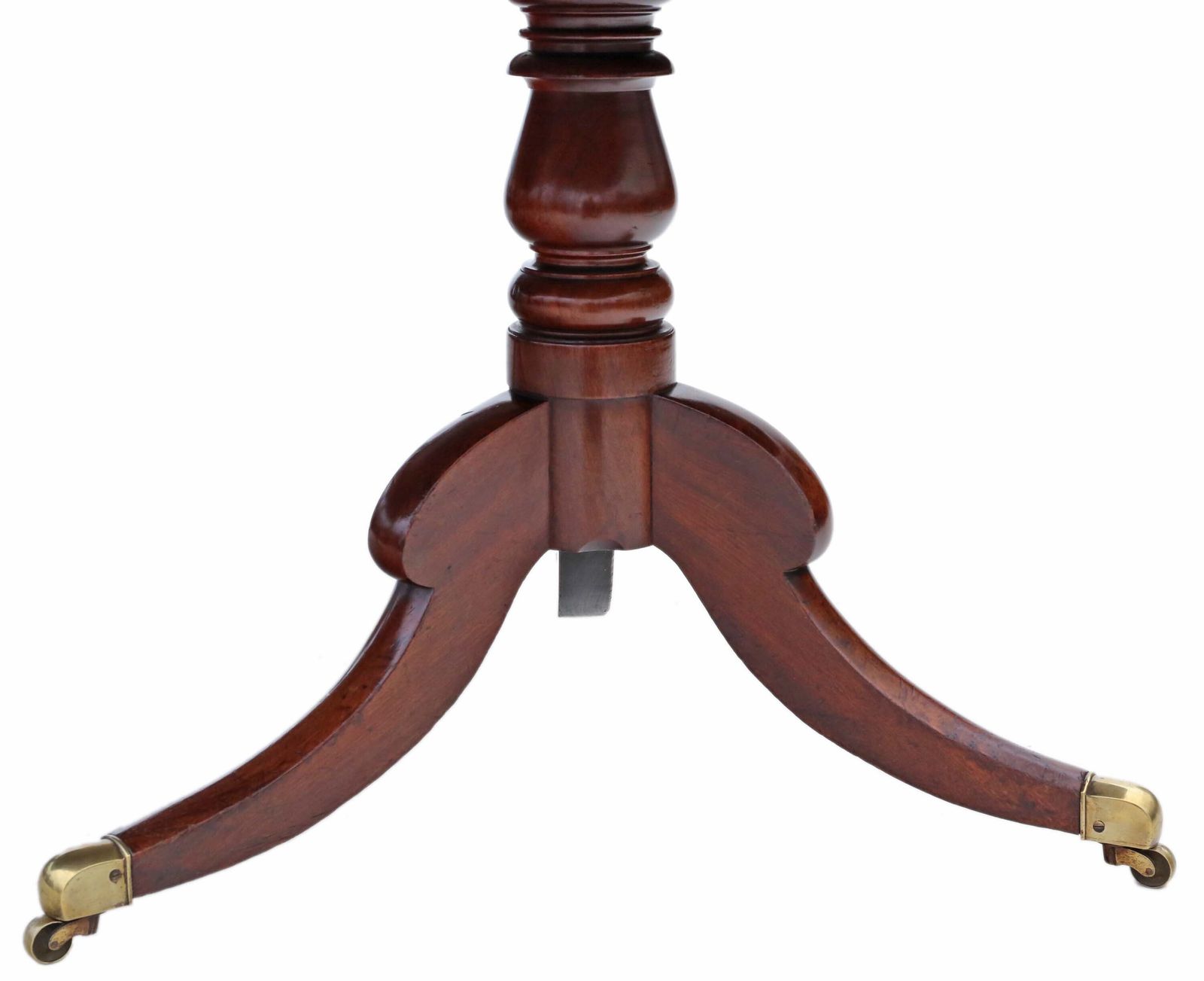 Antique Early 19th Century Large Fine Quality Mahogany Extending Twin Pedestal Dining Table photo Furniture