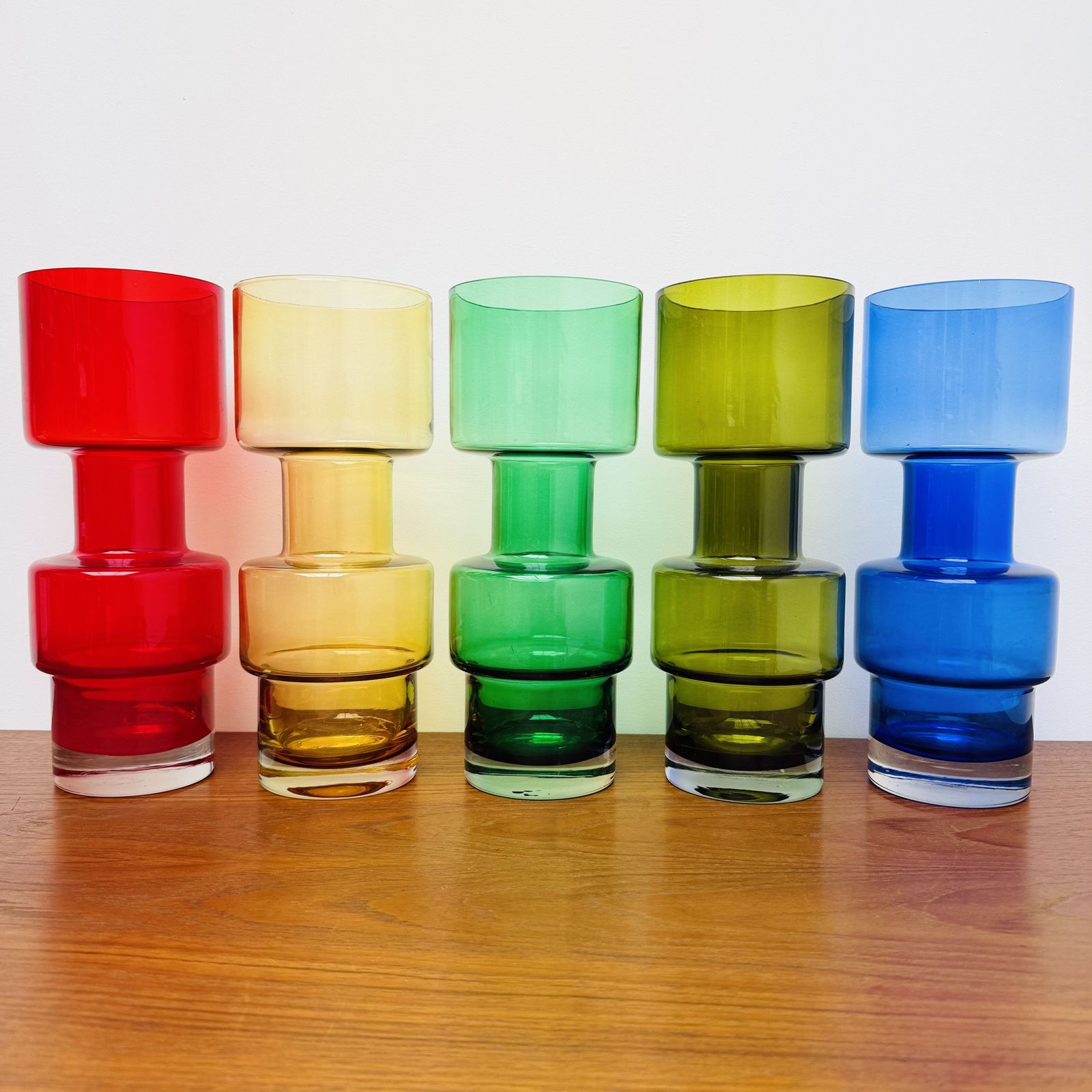 Finnish Art Glass Set By Tamara Aladin For Riihimäen Lasi Oy photo furniture