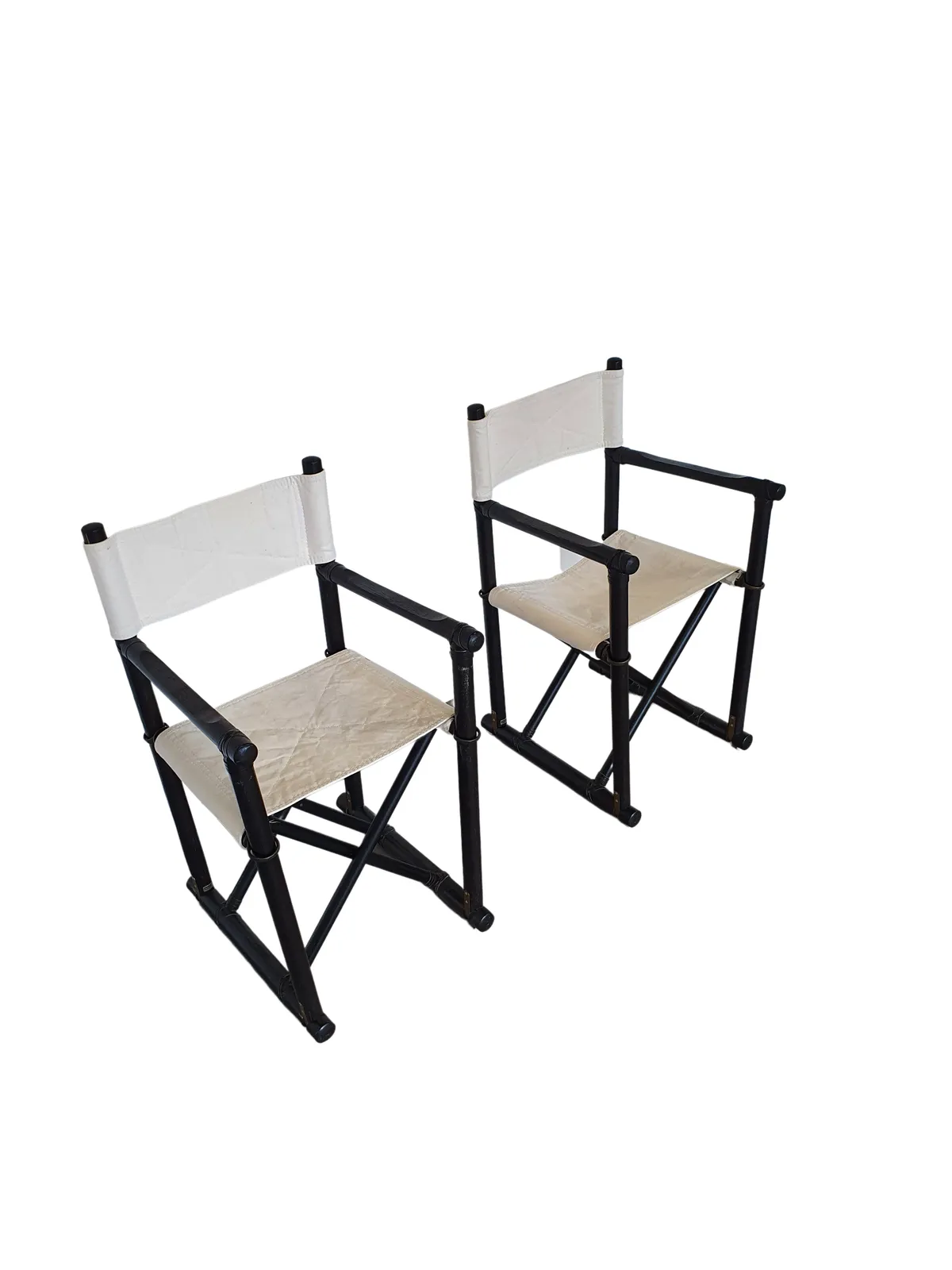 Extremely Rare Set Of Director's Chairs By Pierantonio Bonacina