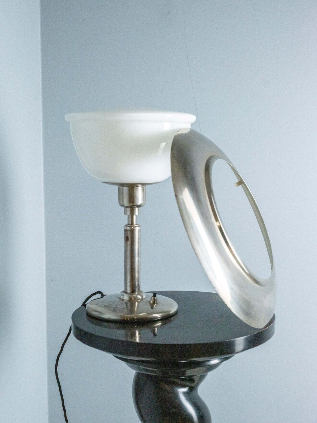 Art Deco Tafellamp Met Opaalglaskapje, Ca. 1930 photo buy