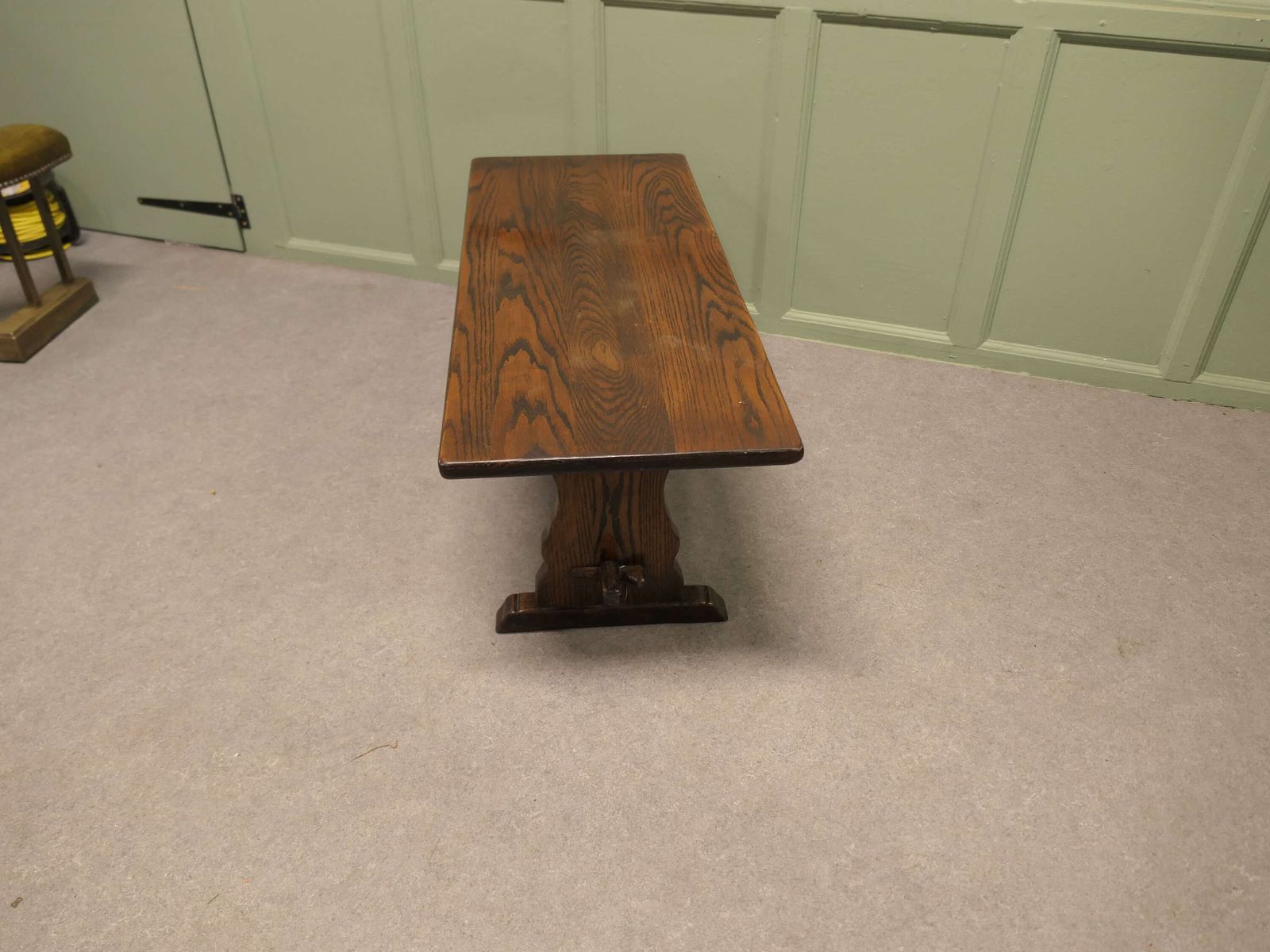 Good Farmhouse Oak Refectory Style Coffee Table photo furniture