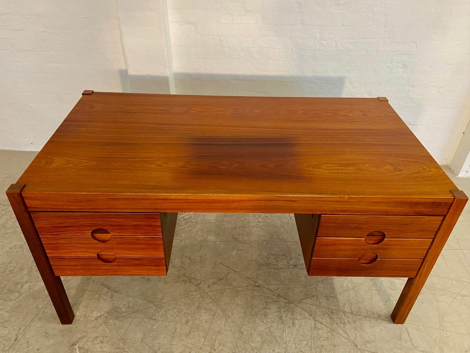 Vintage Retro Danish Mid Century Rosewood Desk By Christian Linneberg 1960s photo Furniture