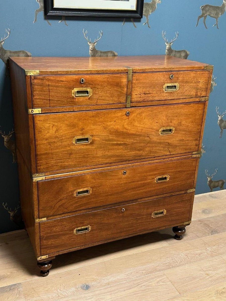 Military Campaign Chest Of Drawers