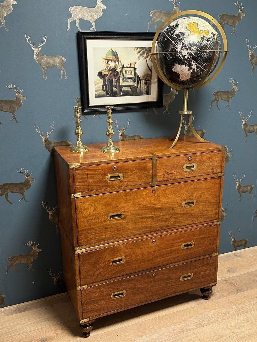 Military Campaign Chest Of Drawers photo 4575.0