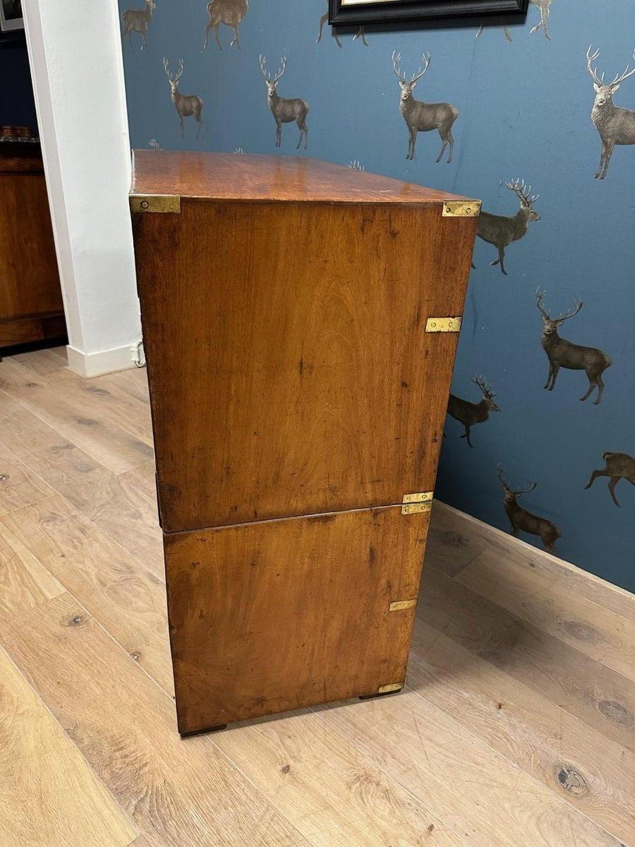 photo furniture Military Campaign Chest Of Drawers
