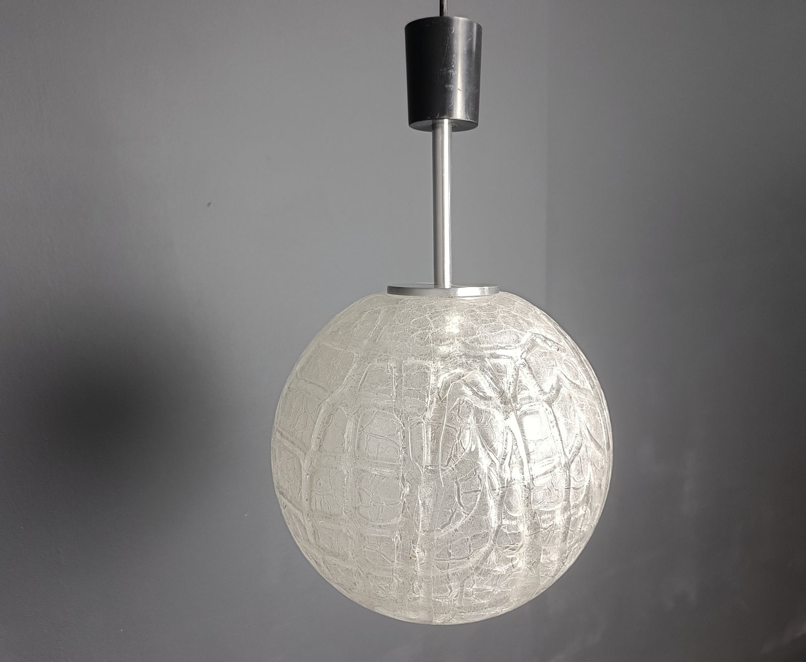 Vintage Pendant Light By Doria Leuchten, 1960s photo buy