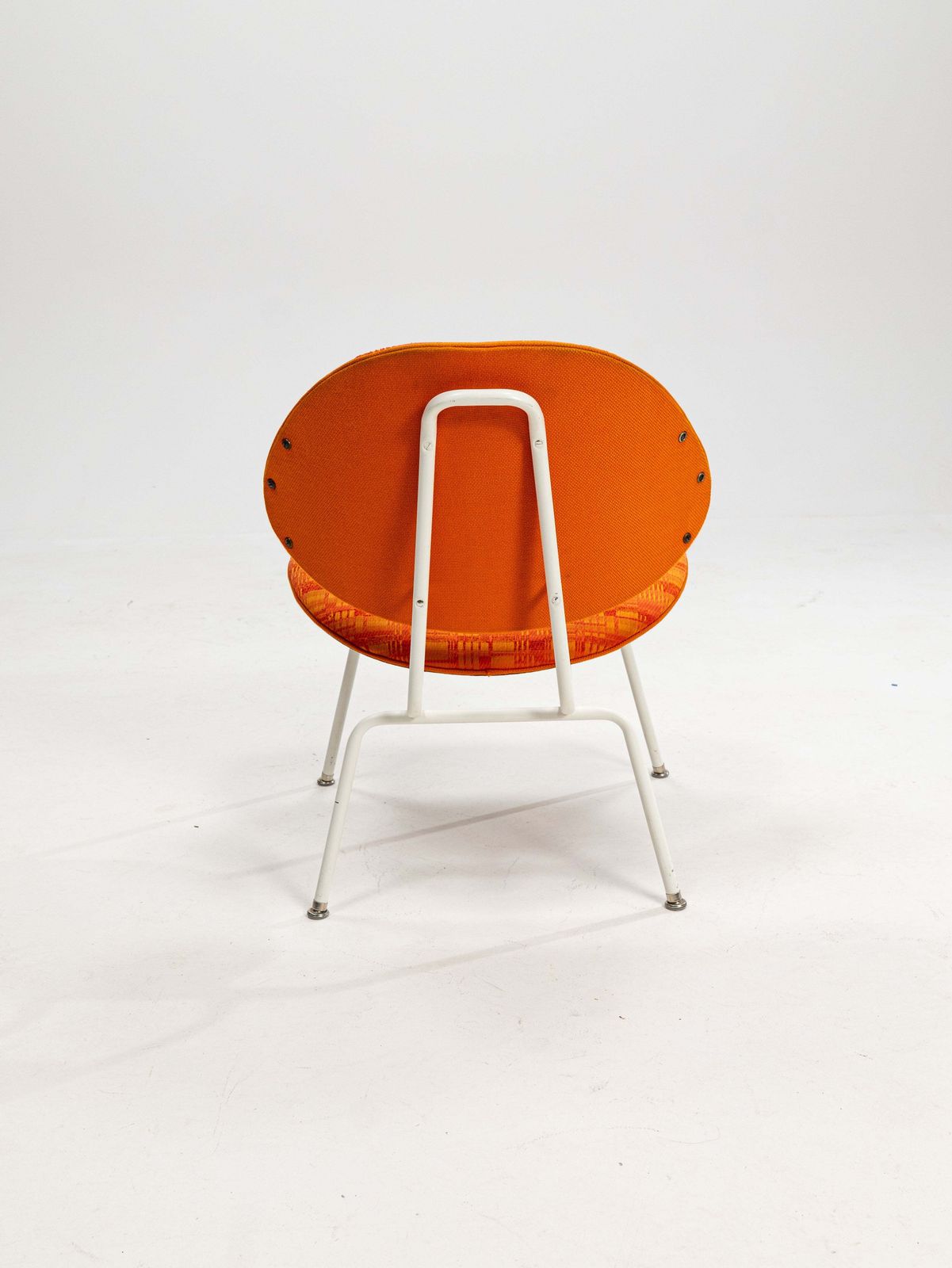 Homecrest By Maurizio Tempestini Clam Shell Lounge Chair,1950s photo vintage