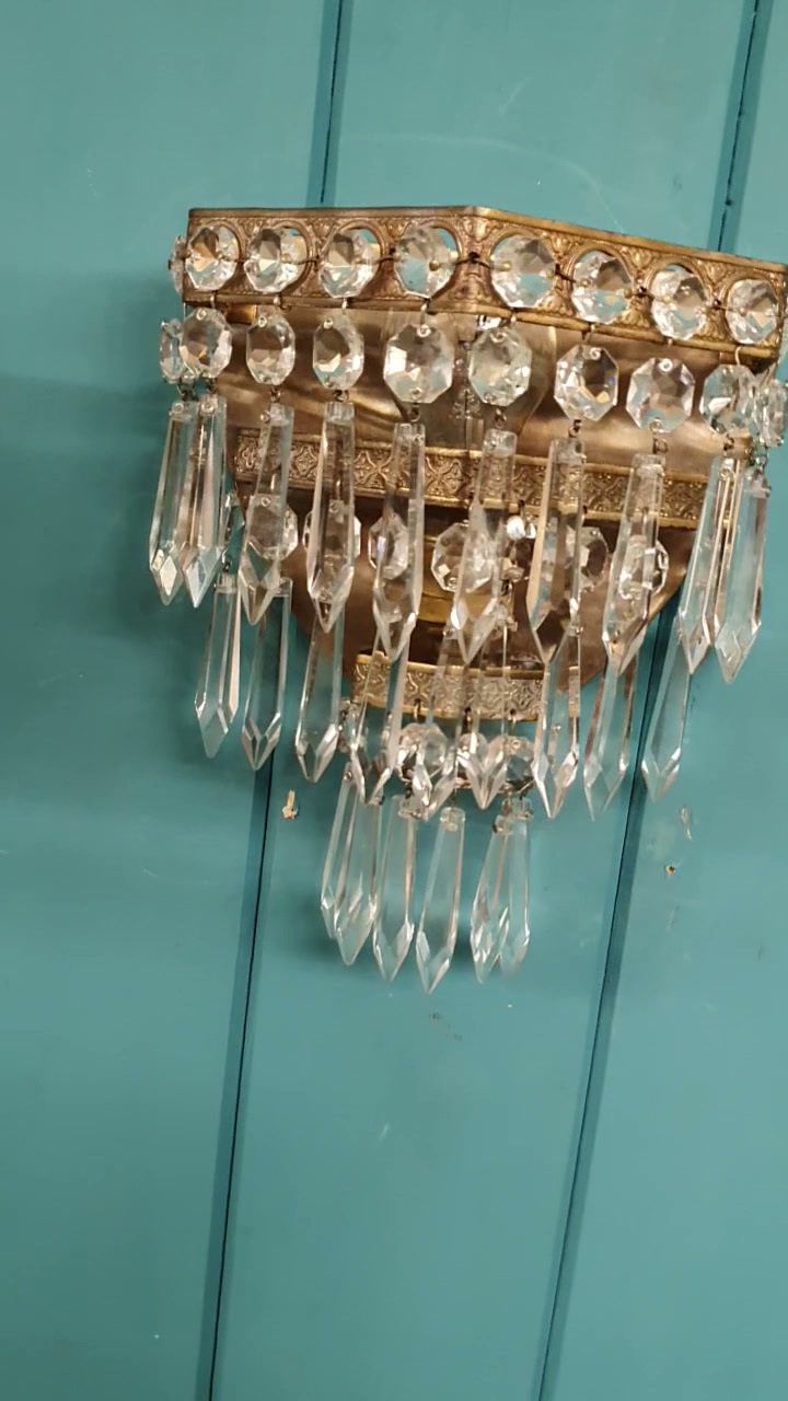 Small Pair Of Spike Antique Wall Lights photo for sale