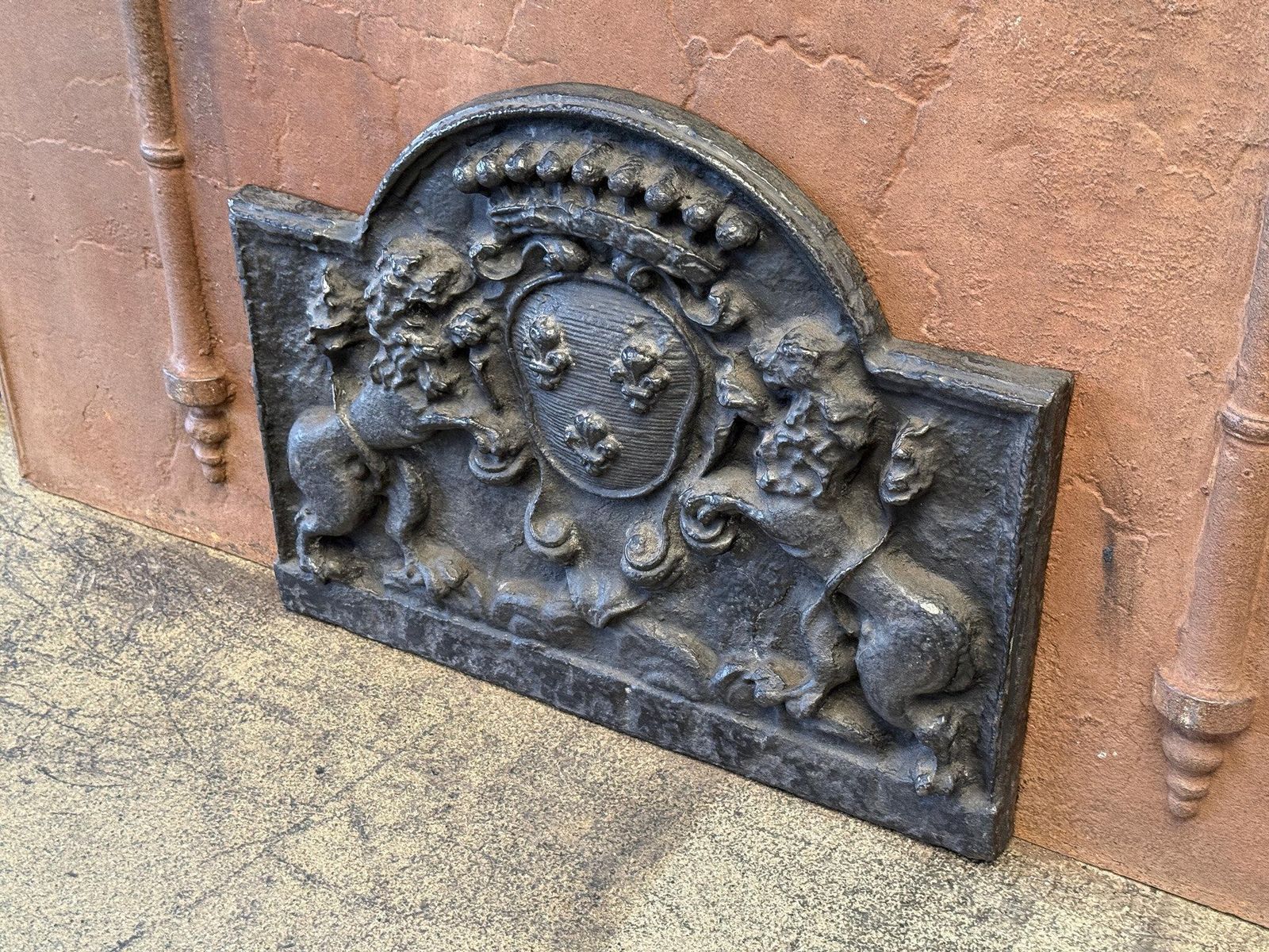 20th Century Louis XIV Style 'Arms Of France' Fireback / Backsplash photo for sale