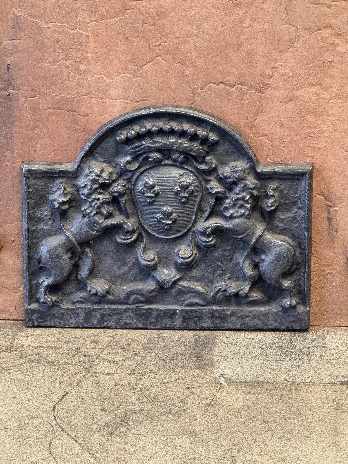 20th Century Louis XIV Style 'Arms Of France' Fireback / Backsplash photo Art