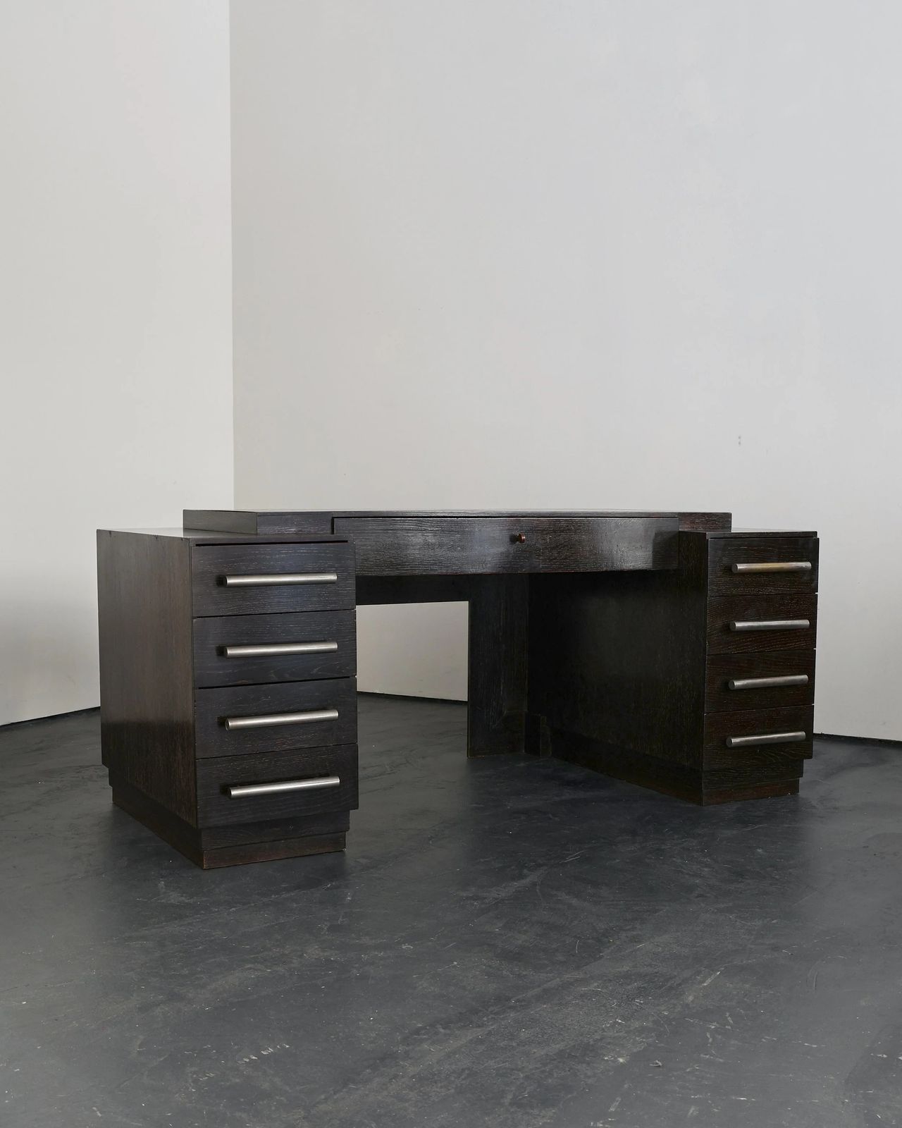 Exceptional Xl C.1930s French Modernist Desk photo for sale