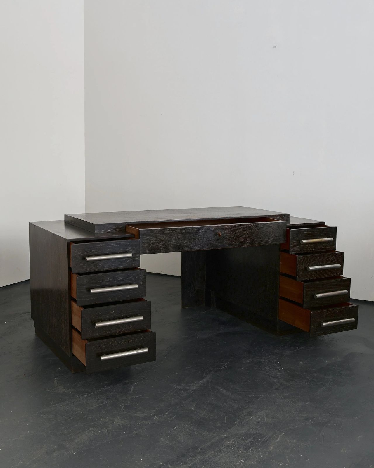 Exceptional Xl C.1930s French Modernist Desk photo vinterior