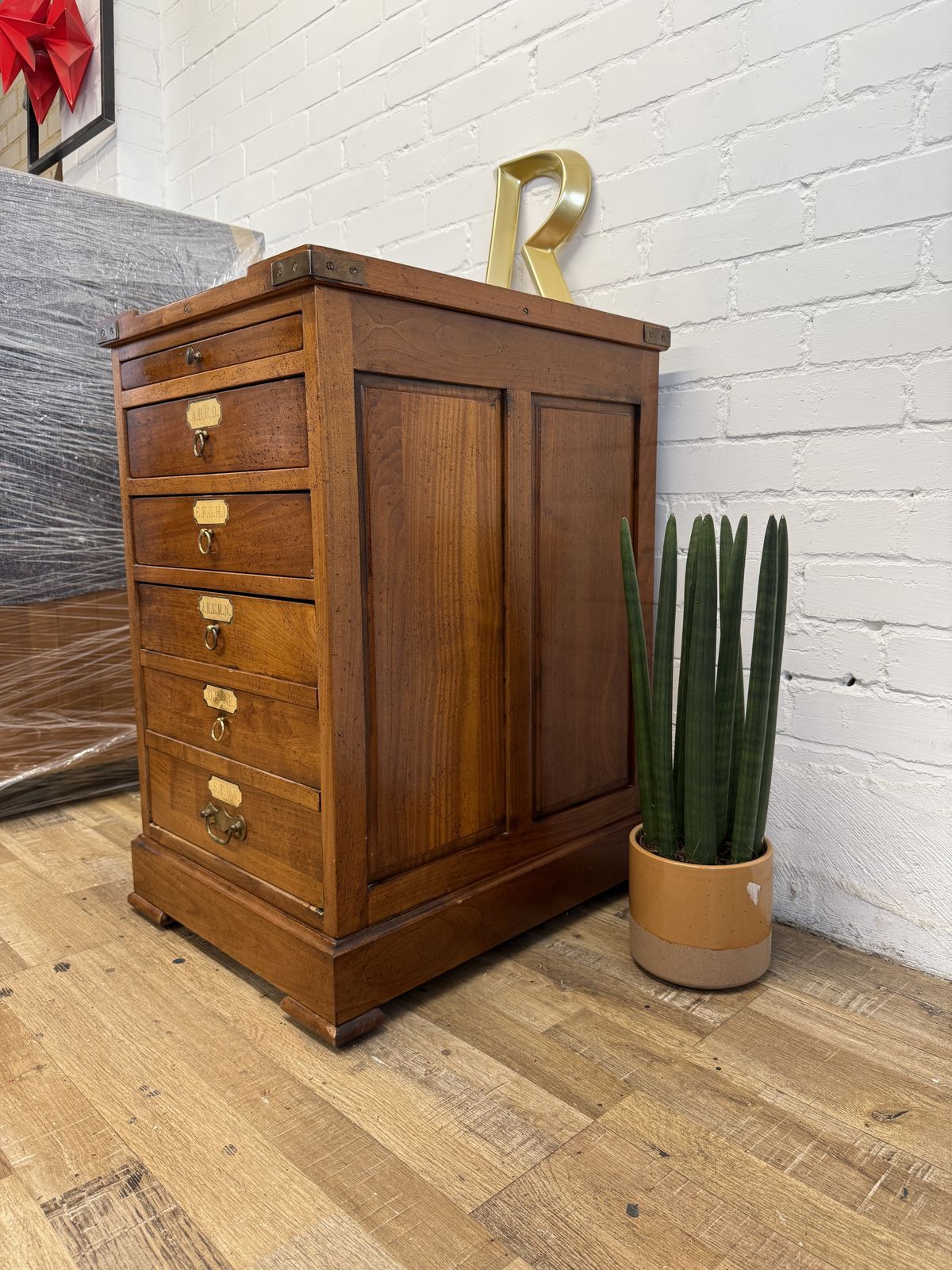 photo buy Vintage Filing Drawers By Félix Monge – French Artisan Storage Chest