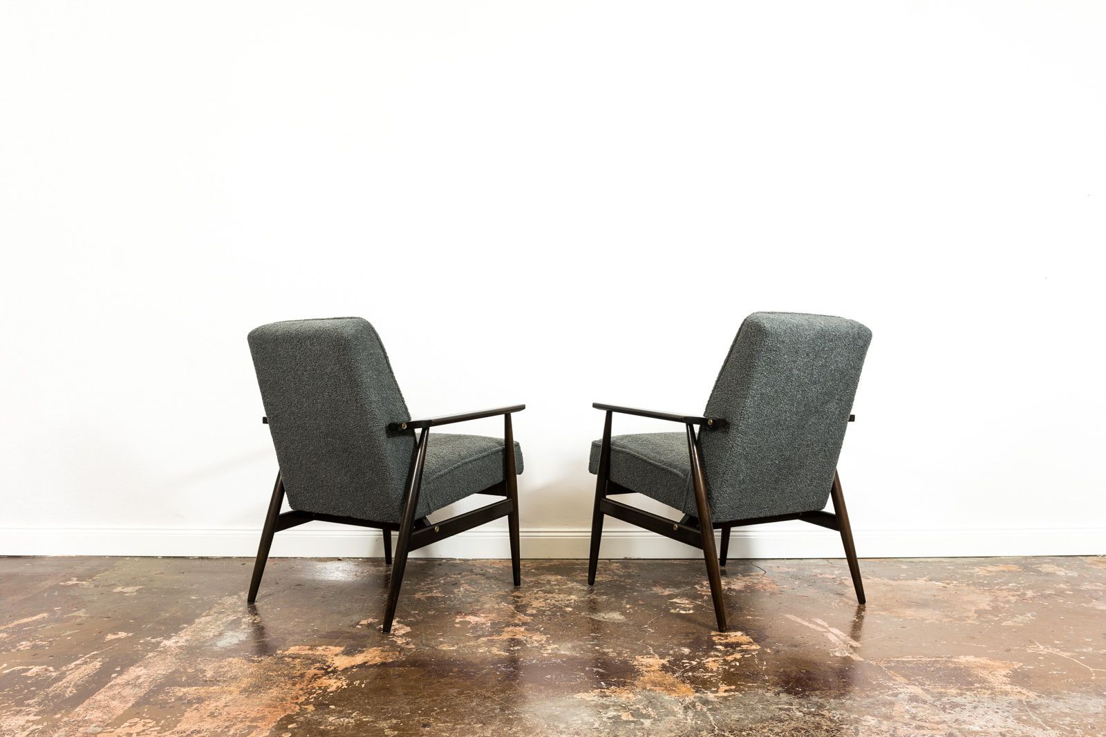 Vintage Armchairs Designed By H. Lis, Poland, 1960's, Set Of 2 photo furniture