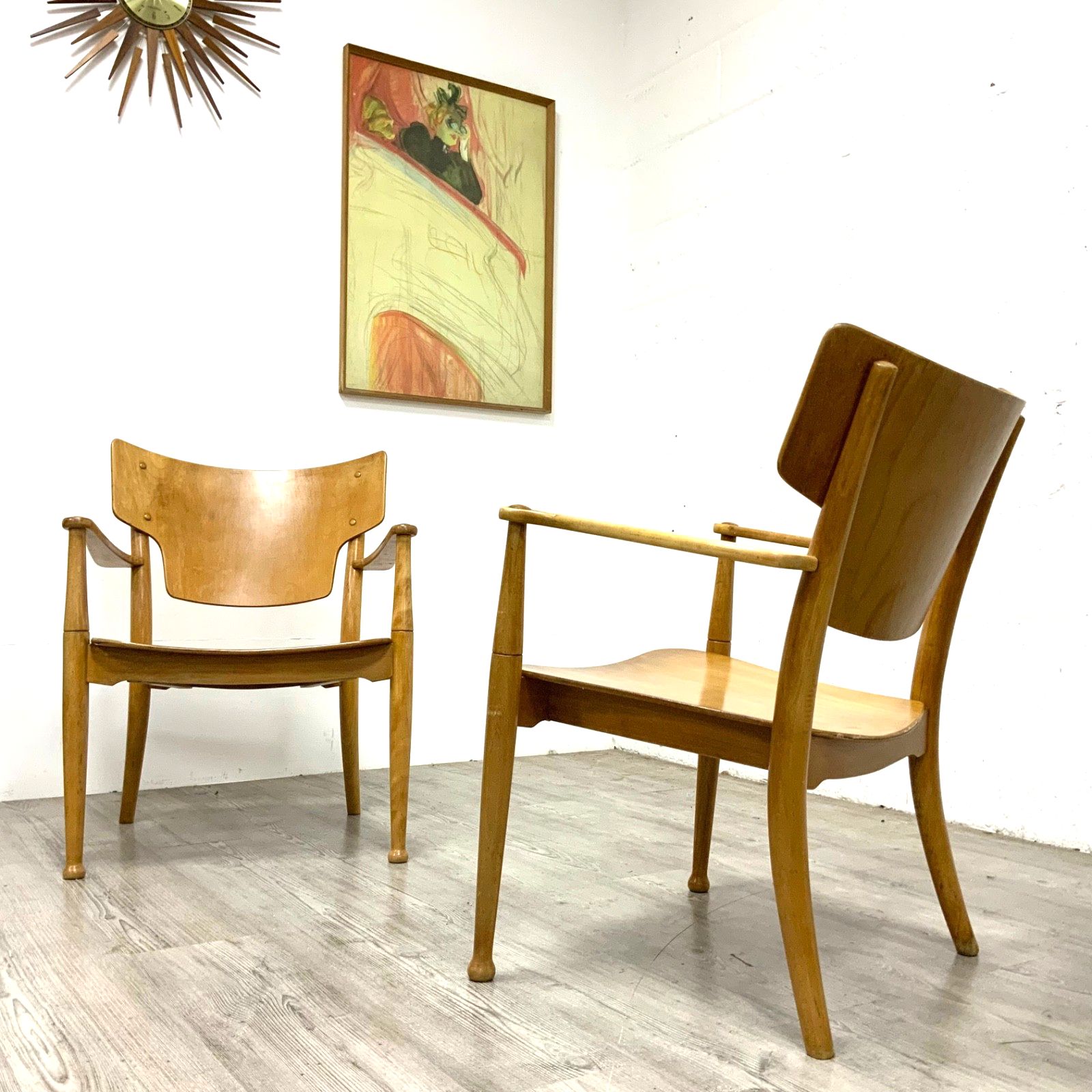 A Pair Of Danish “Portex” Chairs By Pete Hvidt And Orla Molgaard Nielsen For Fritz Hansen