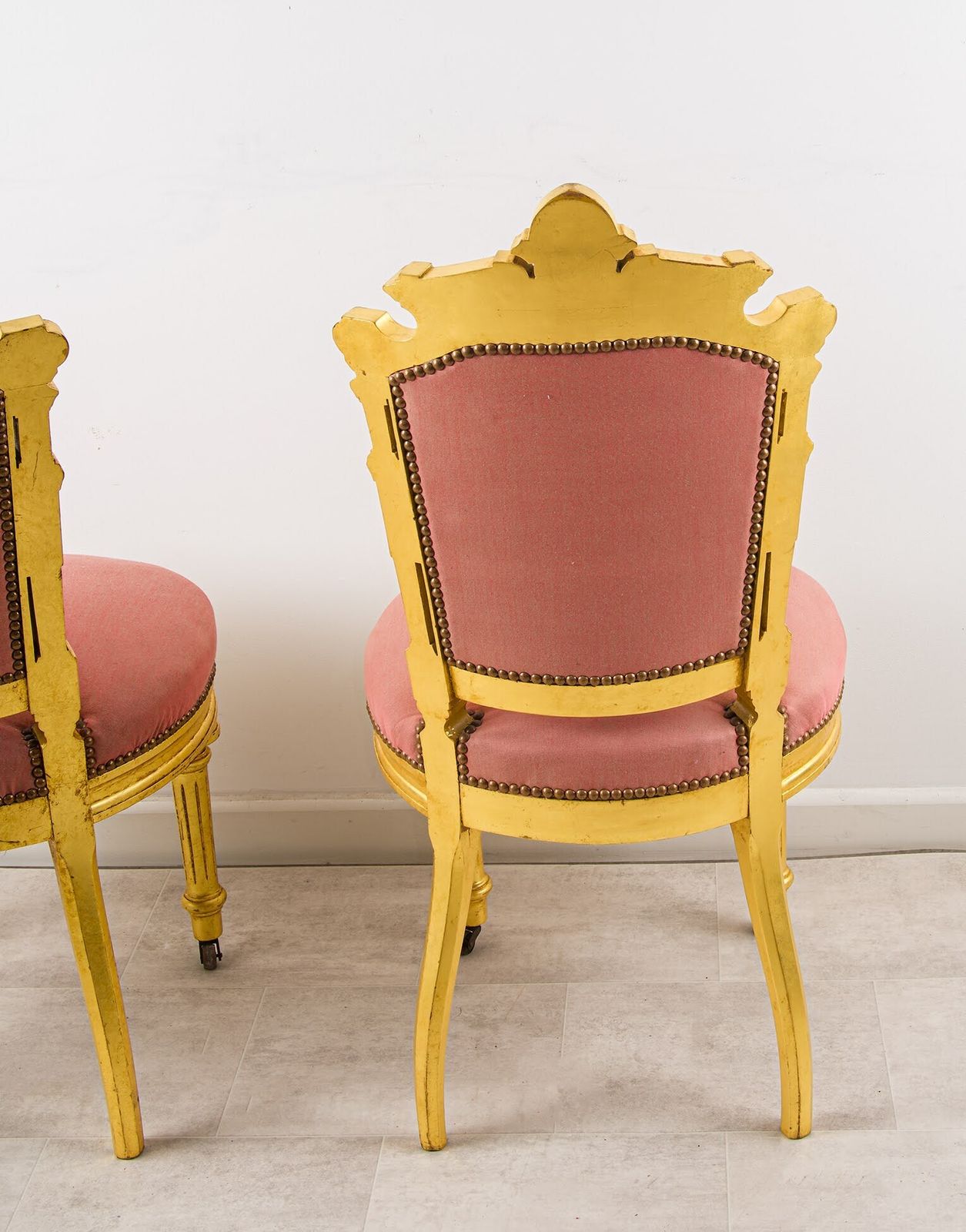 Pair Of French Giltwood Salon Chairs, C.1900–1910 photo Furniture