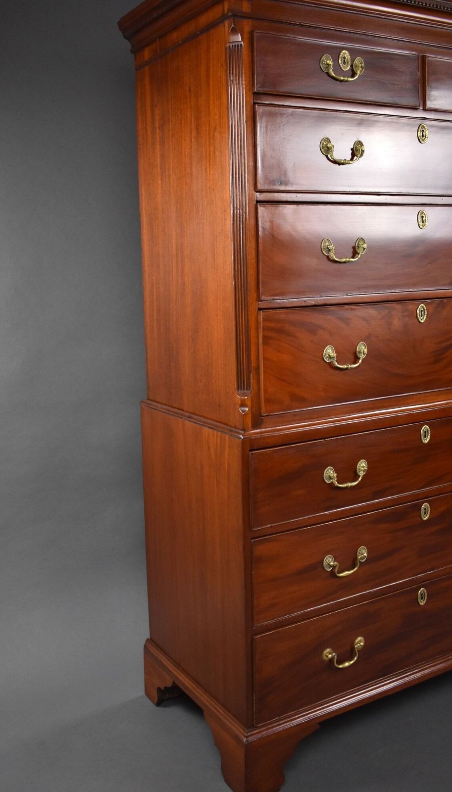 George III Mahogany Chest On Chest photo Furniture
