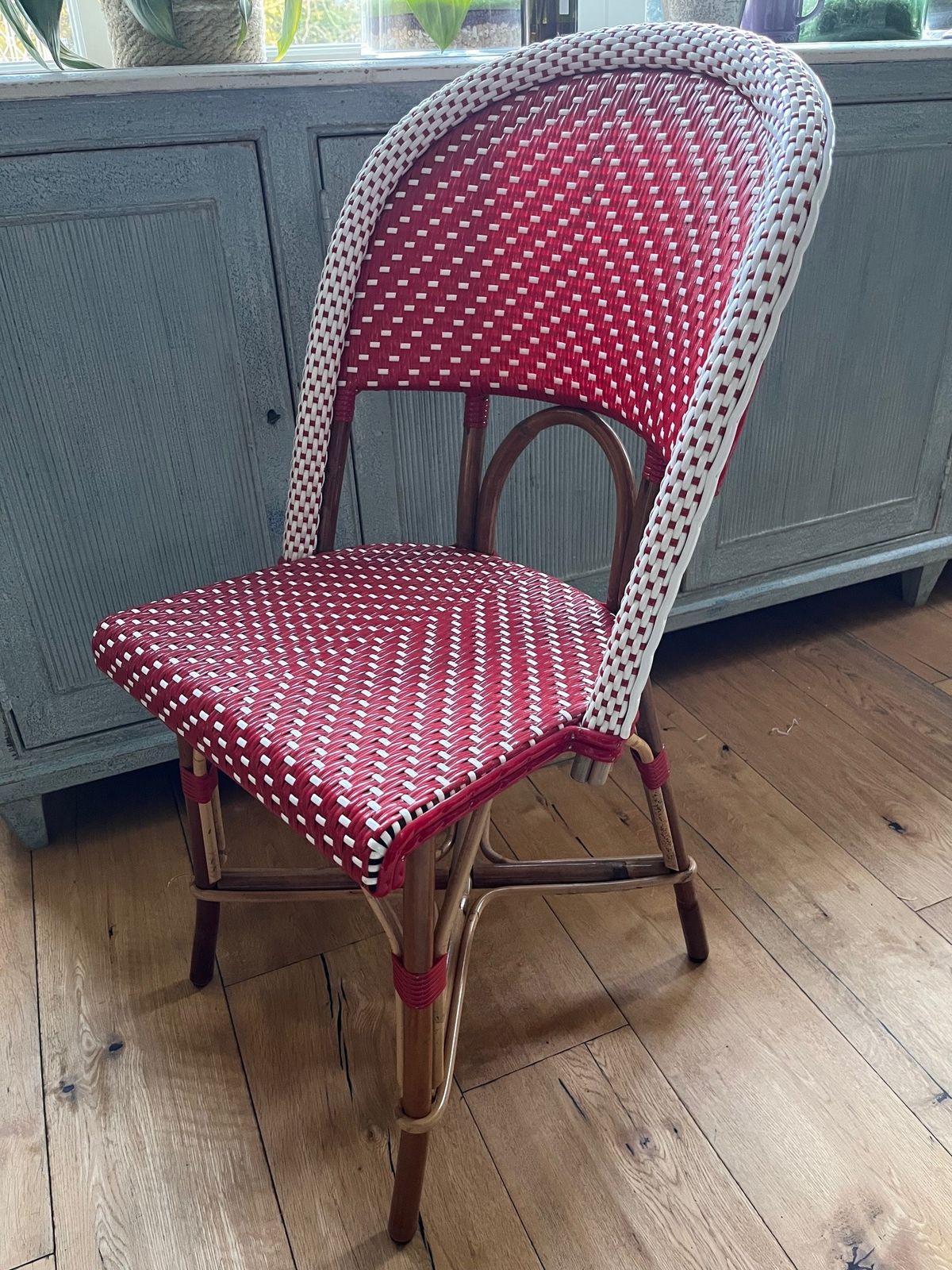 New Old Stock Maison Gatti French Bistro Cafe Outdoor Seating Rattan Chairs   Rare ! X24 Available photo 200.0