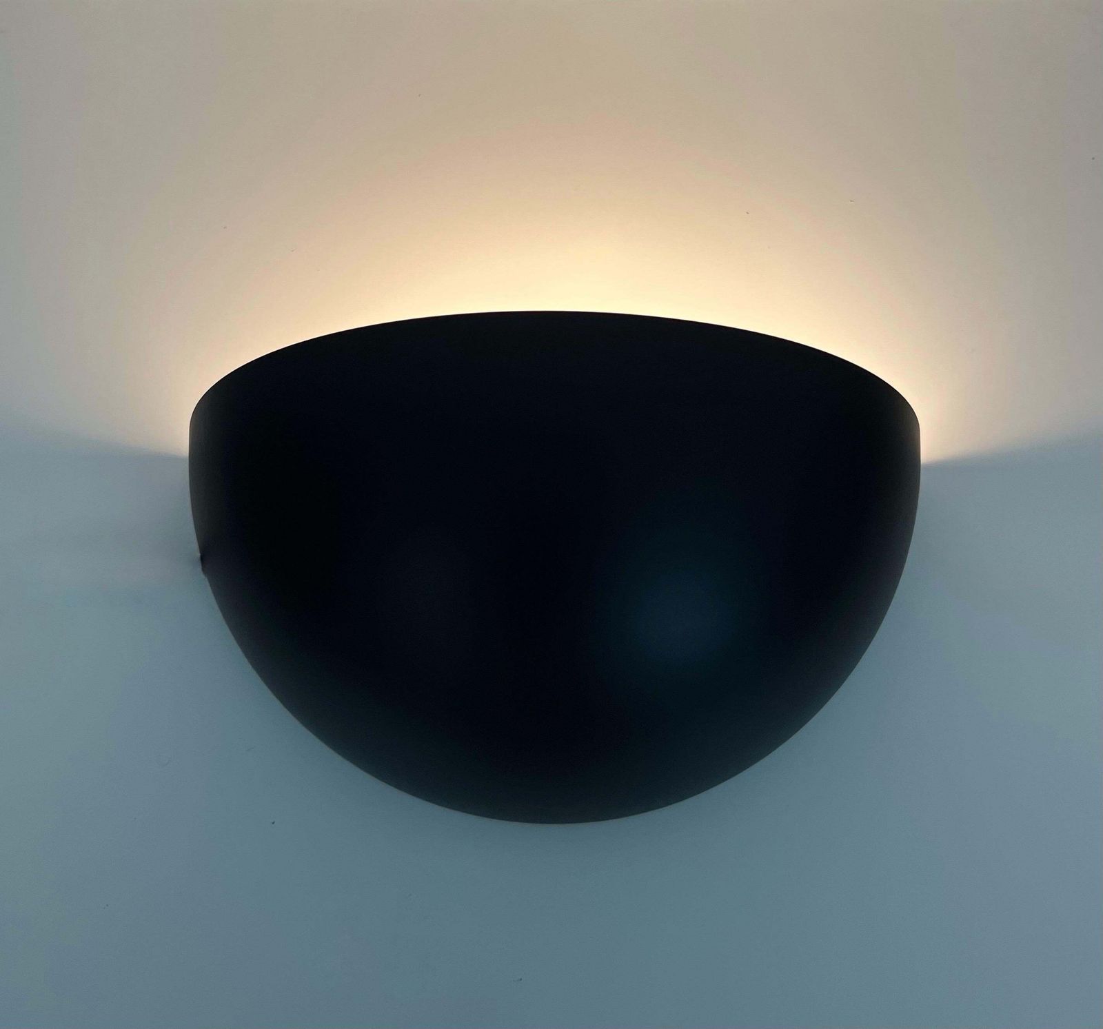 Mid Century Set Of Four Black Metal Wall Sconces By Estiluz, Barcelona, 1970s photo Lighting