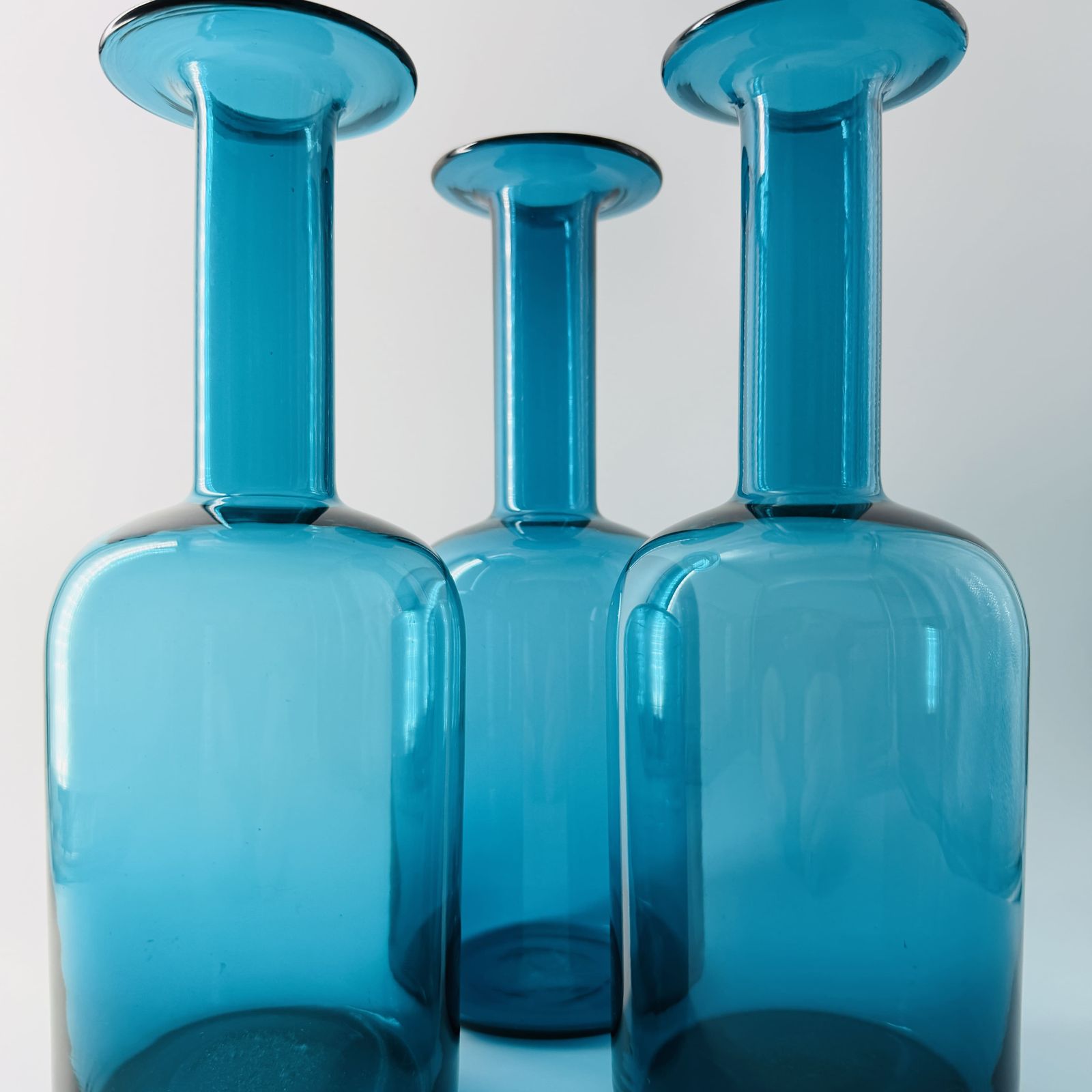 Danish “Floor Vase” Set By Otto Brauer For Holmegaard photo for sale